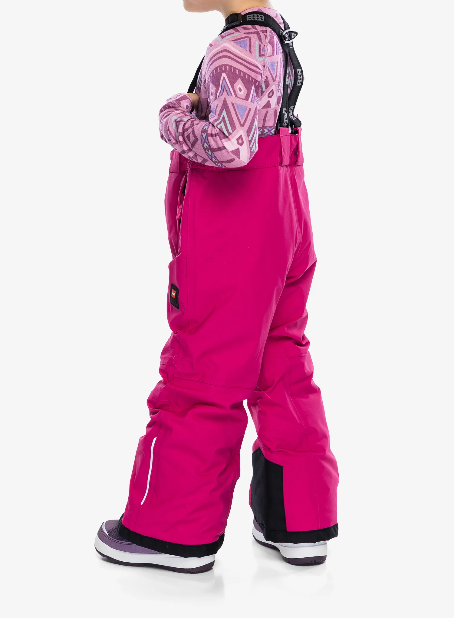 Lyžařské kalhoty LEGO Powai 708 - dark pink