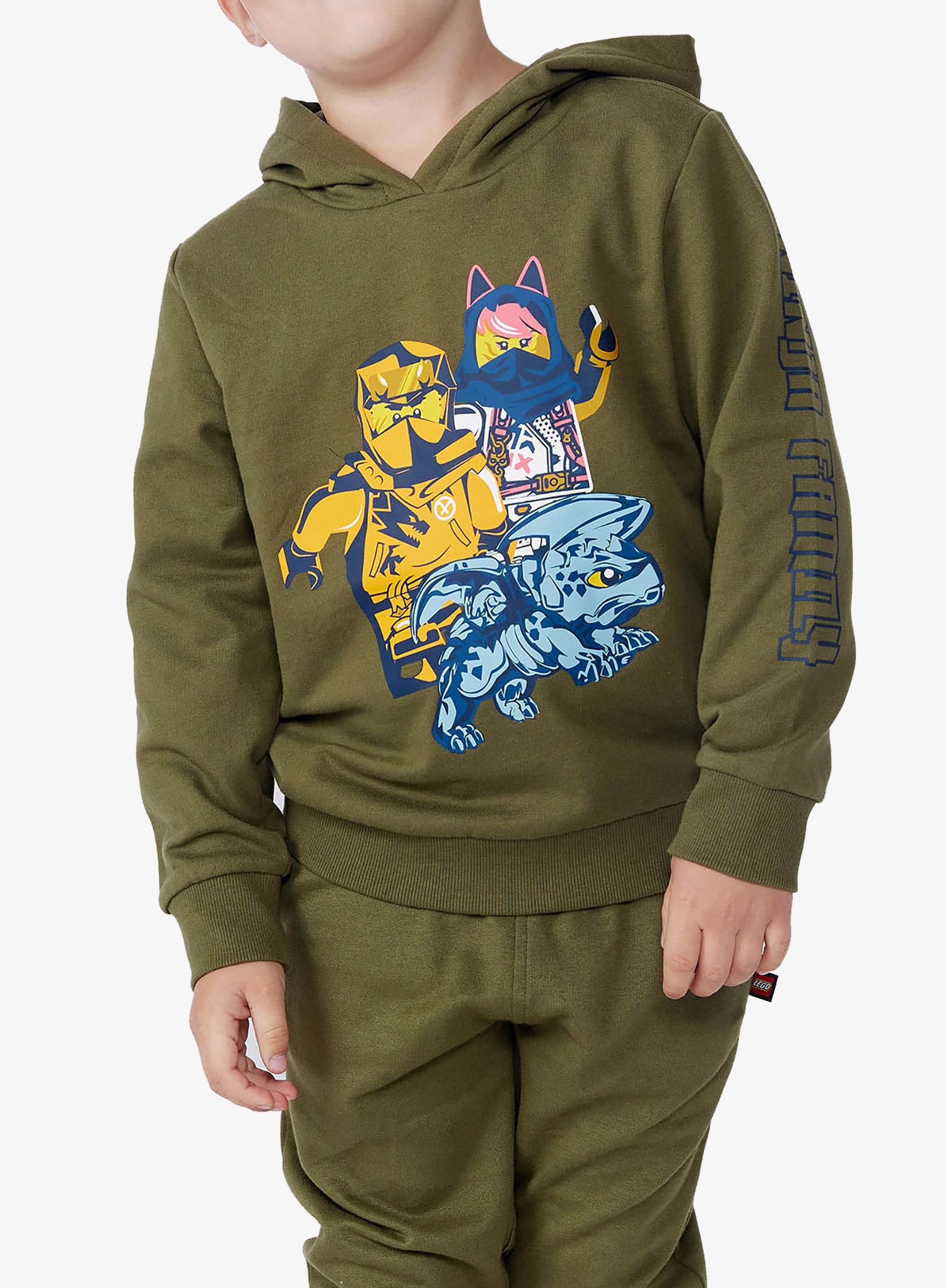 Dětská mikina LEGO Scout 701 - dark khaki