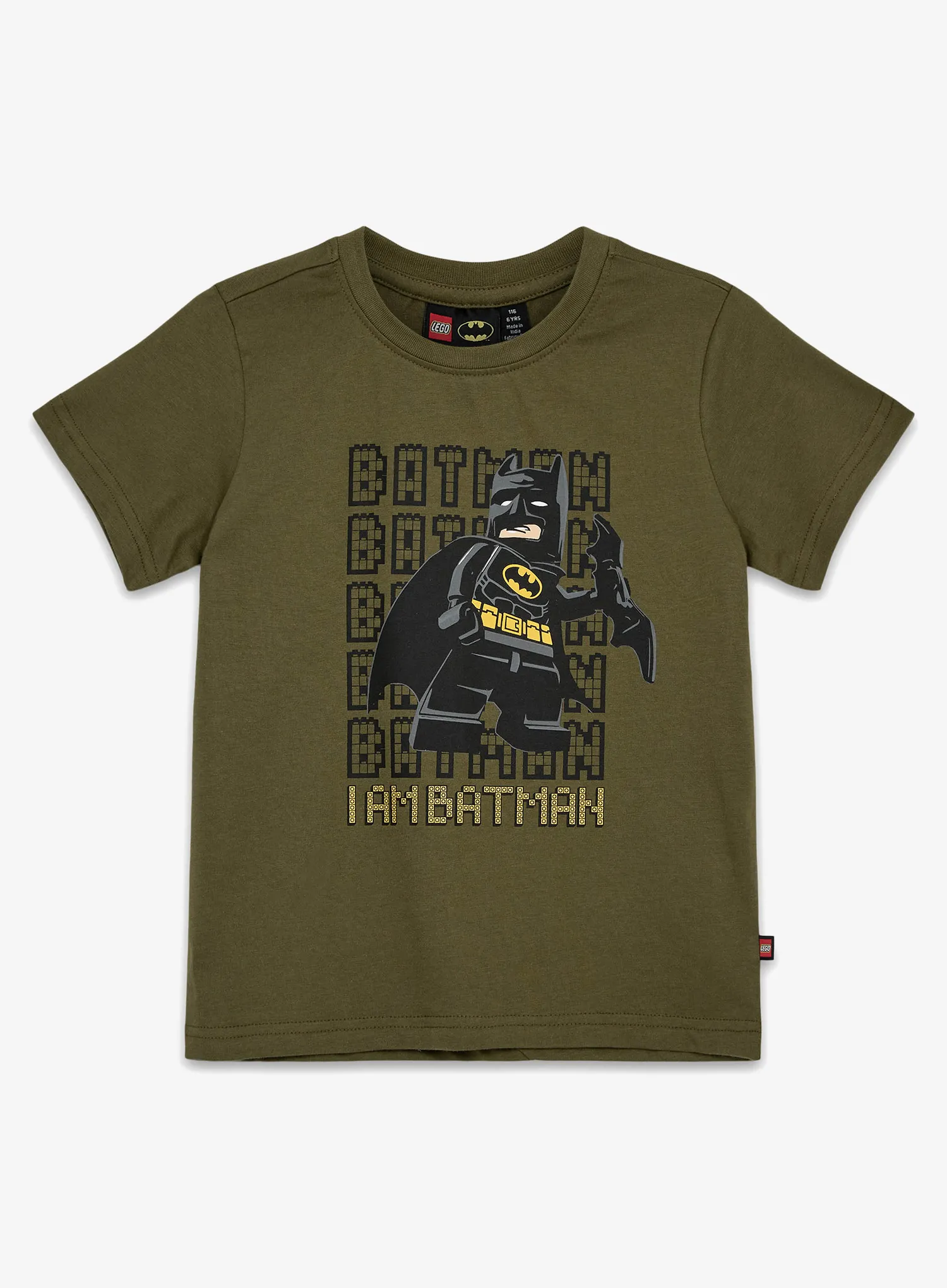 Dětské tričko LEGO Tano 600 - dark khaki