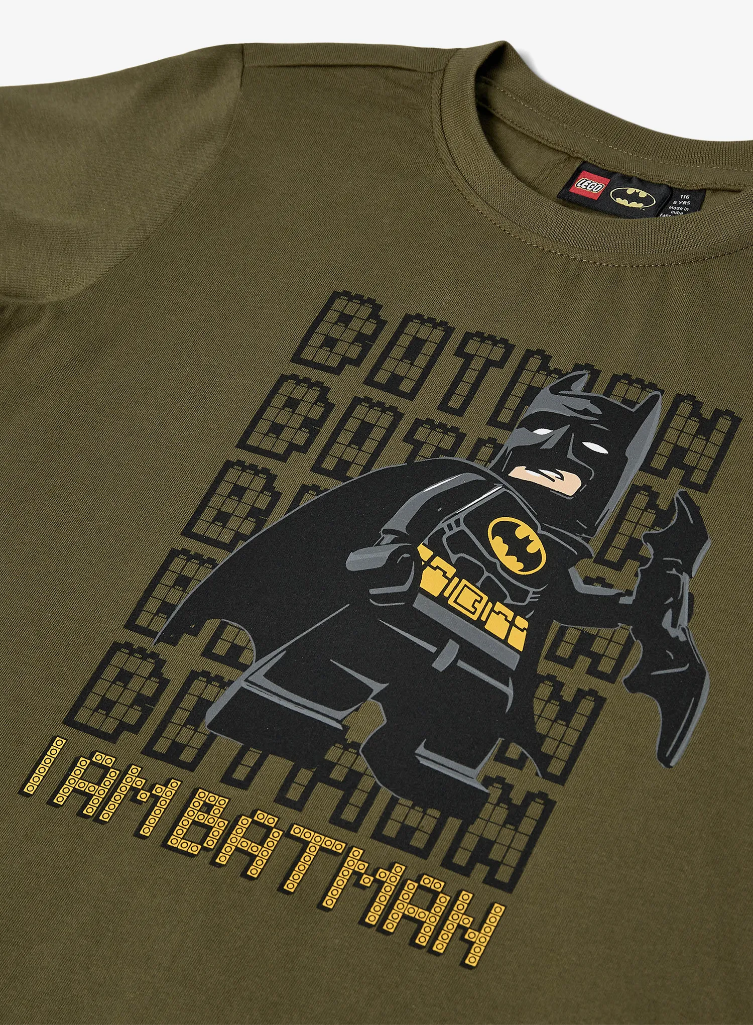 Dětské tričko LEGO Tano 600 - dark khaki