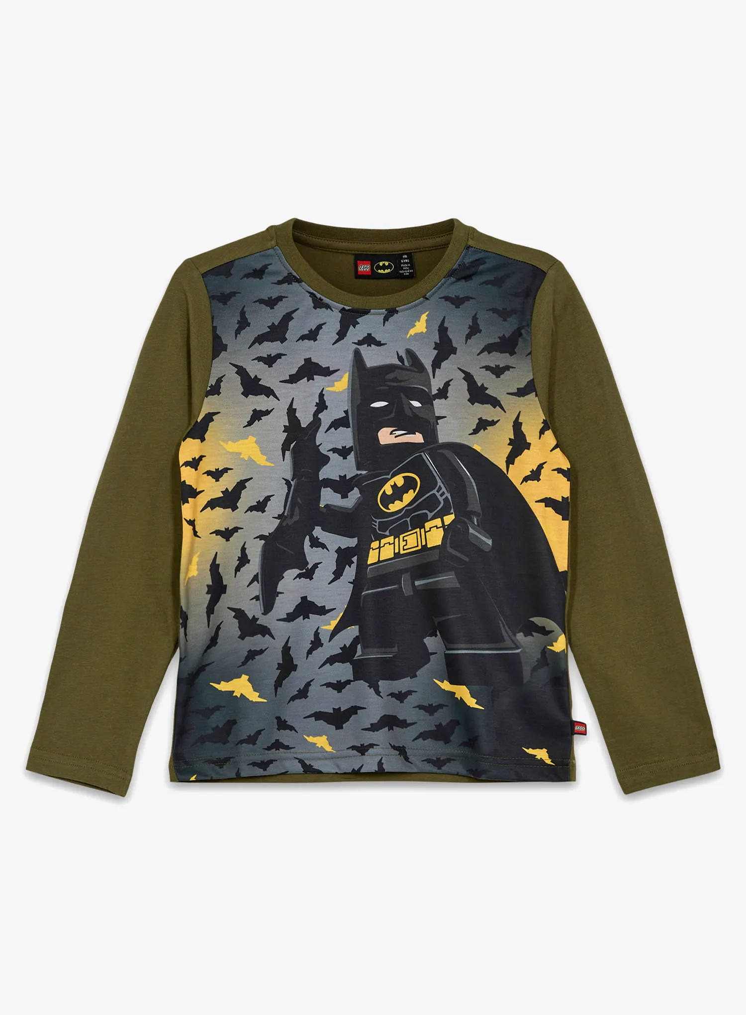 Dětská mikina LEGO Tano 601 - dark khaki
