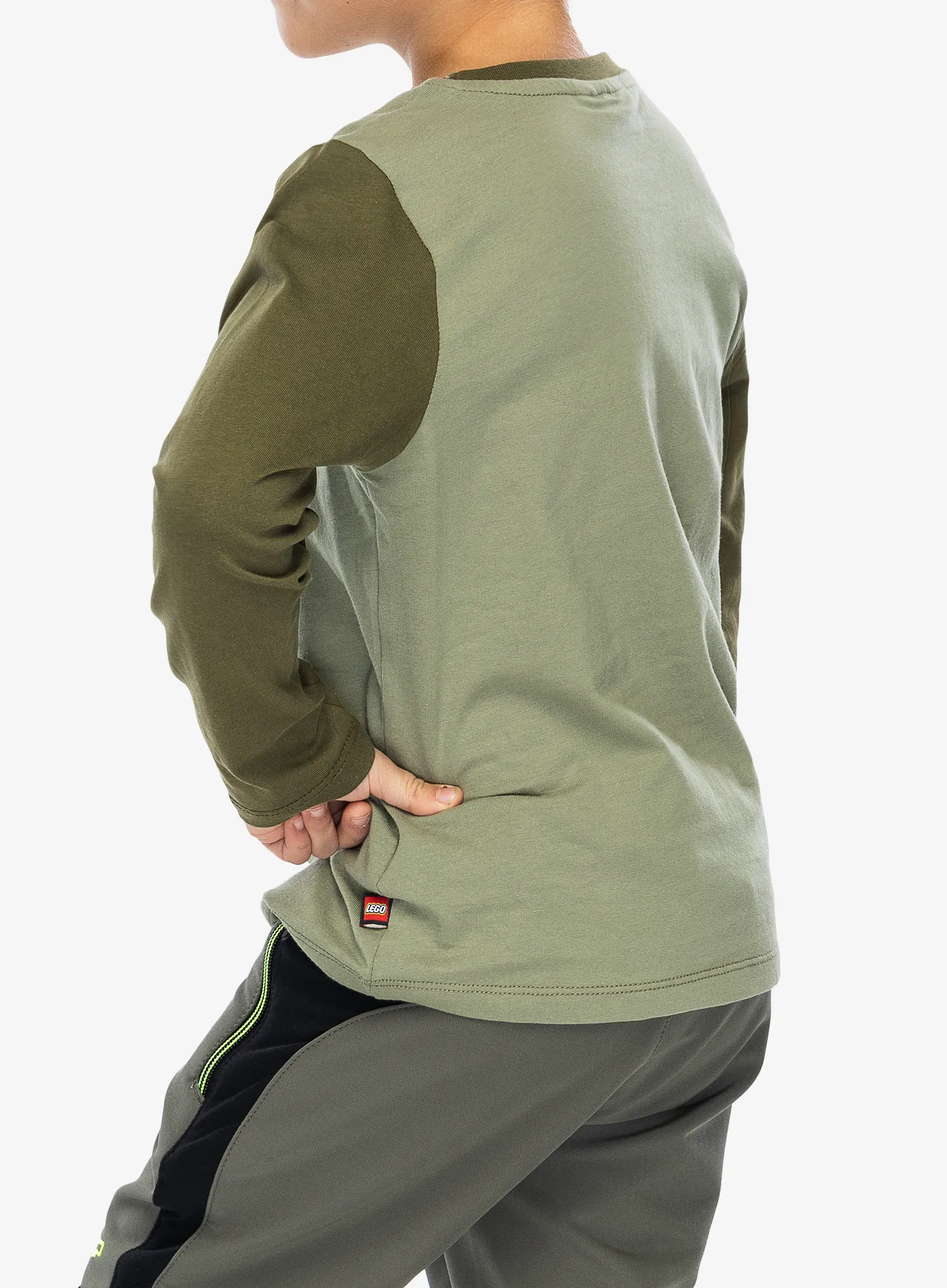 Dětská mikina LEGO Tano 615 - light olive green