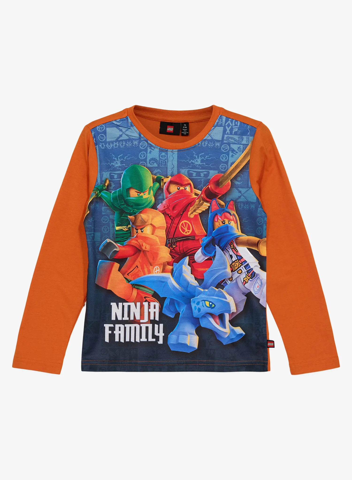 Dětská mikina LEGO Tano 701 - dark orange