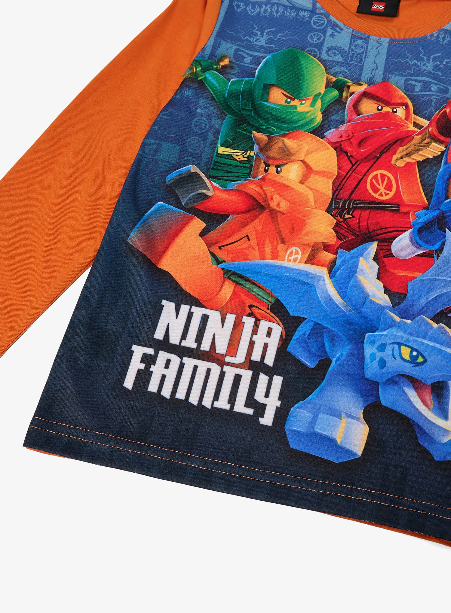 Dětská mikina LEGO Tano 701 - dark orange