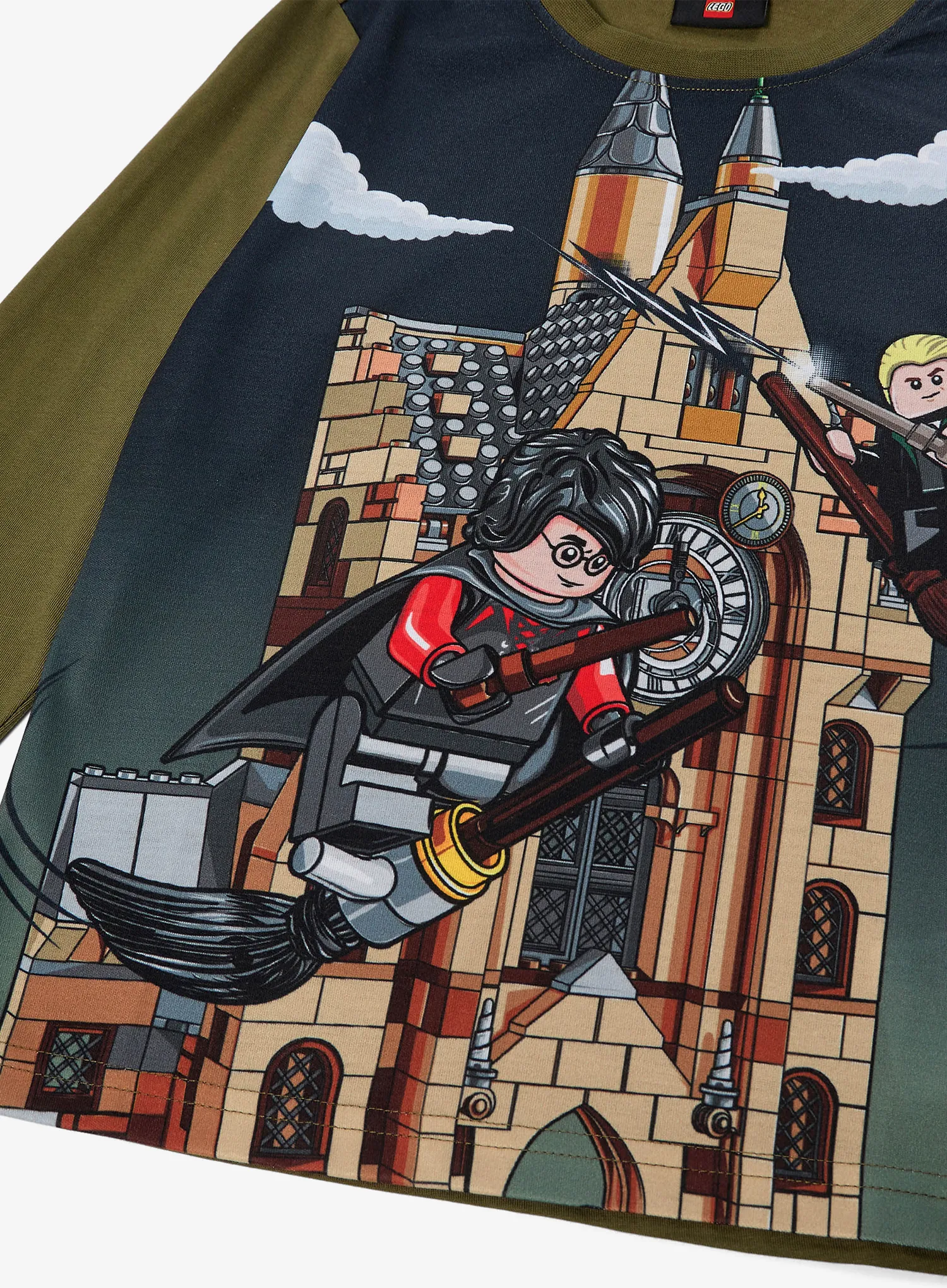 Dětská mikina LEGO Tano 706 - dark khaki