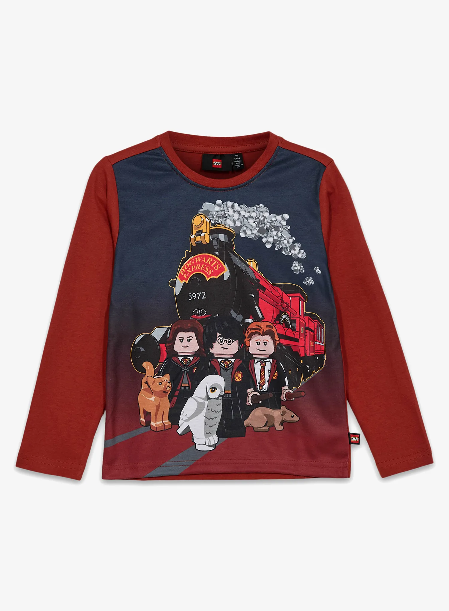 Dětská mikina LEGO Tano 706 - dark red