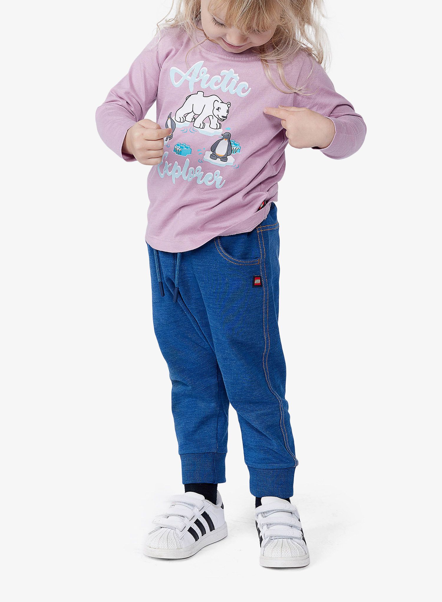 Dětská mikina LEGO Tay 600 - dust purple