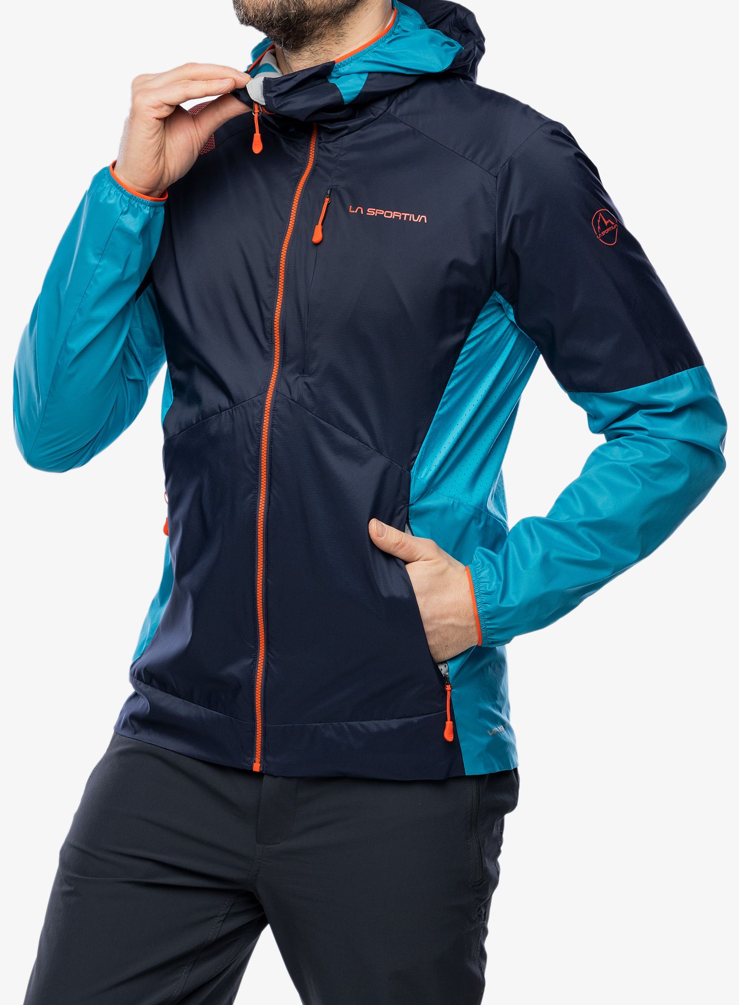 Bunda La Sportiva Across Lite Jacket - deep sea/tropic blue