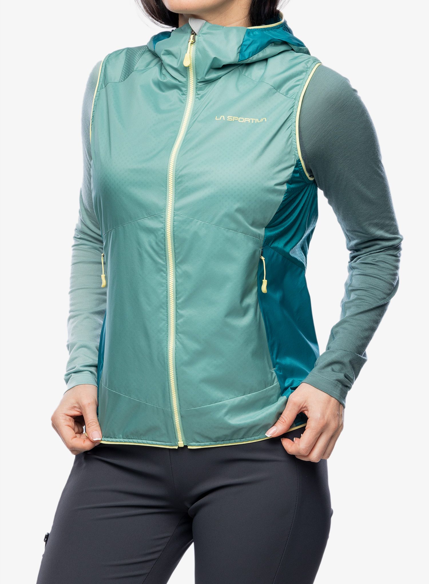 Vesta dámská La Sportiva Across Lite Vest - juniper/everglade