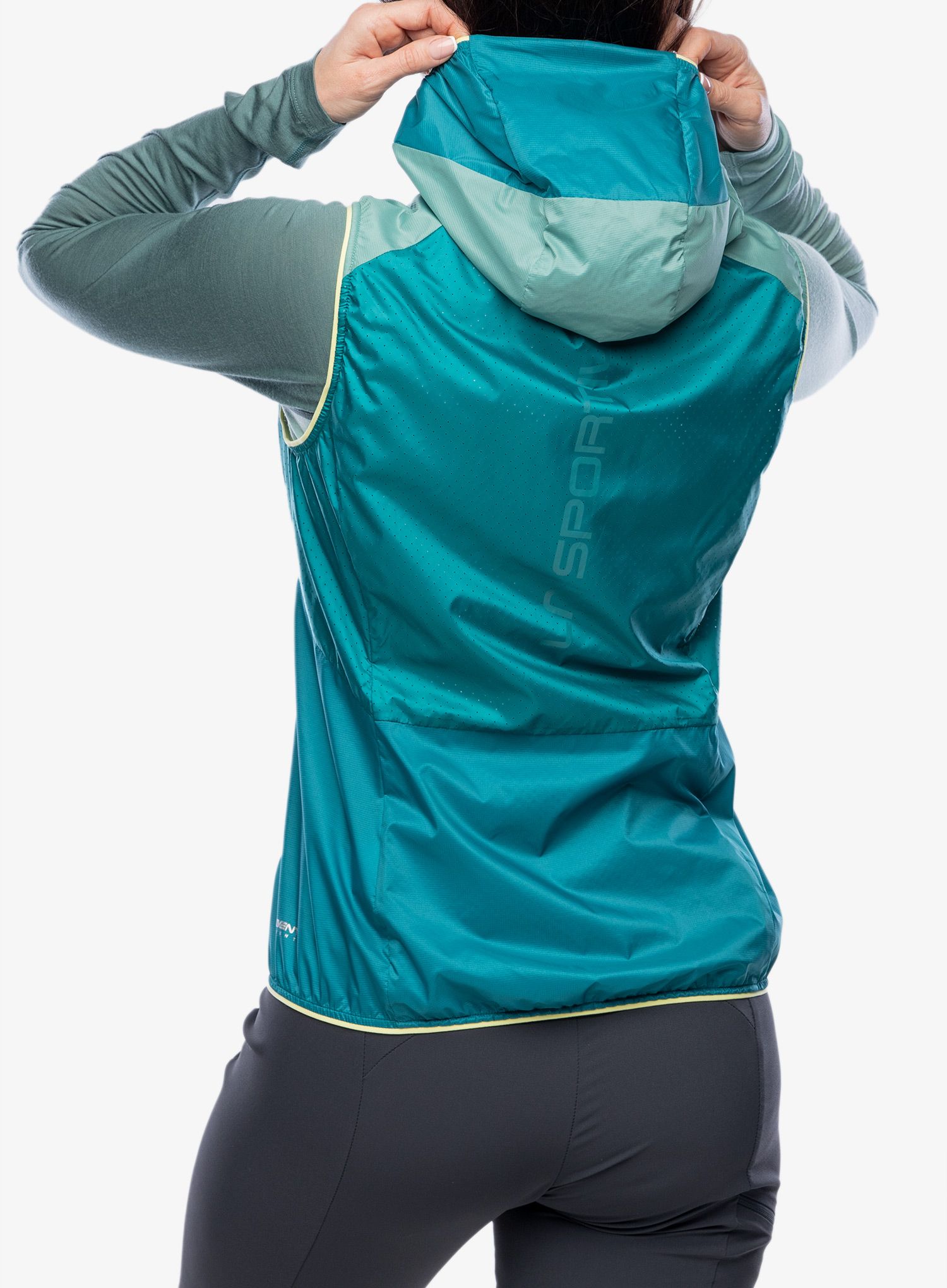 Vesta dámská La Sportiva Across Lite Vest - juniper/everglade