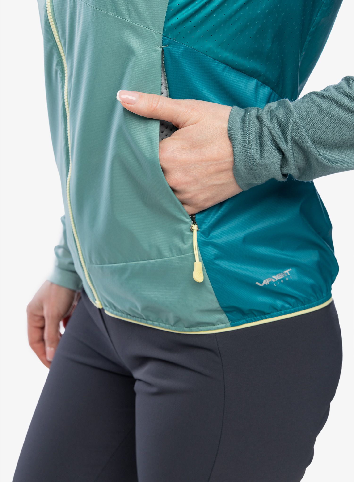 Vesta dámská La Sportiva Across Lite Vest - juniper/everglade