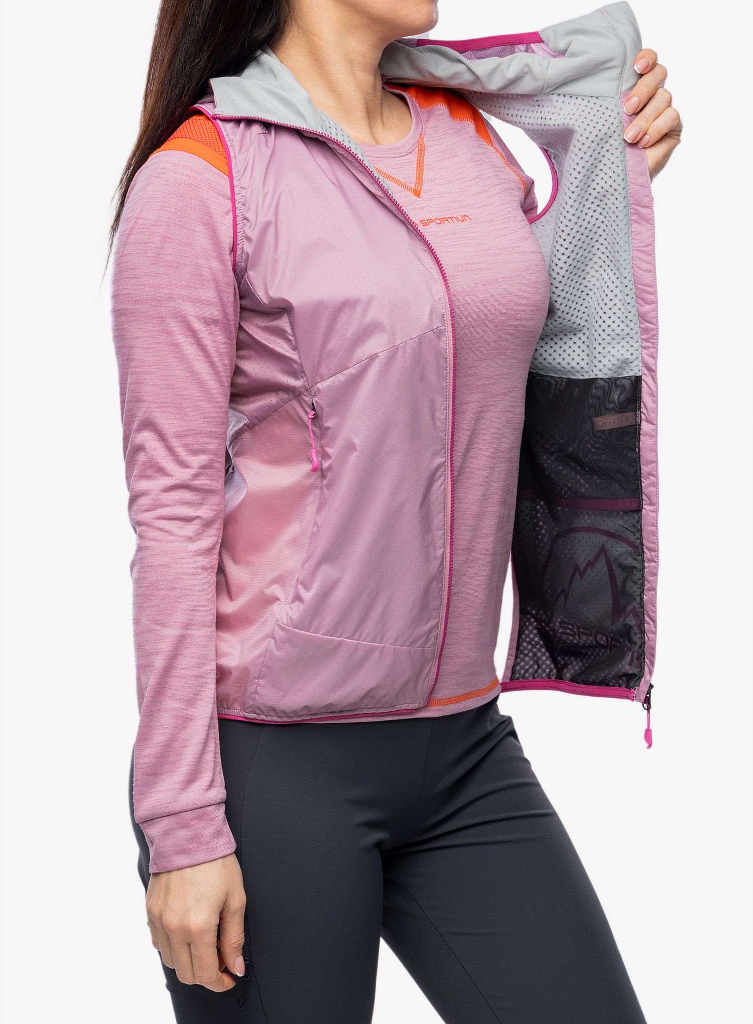 Vesta dámská La Sportiva Across Lite Vest - rose