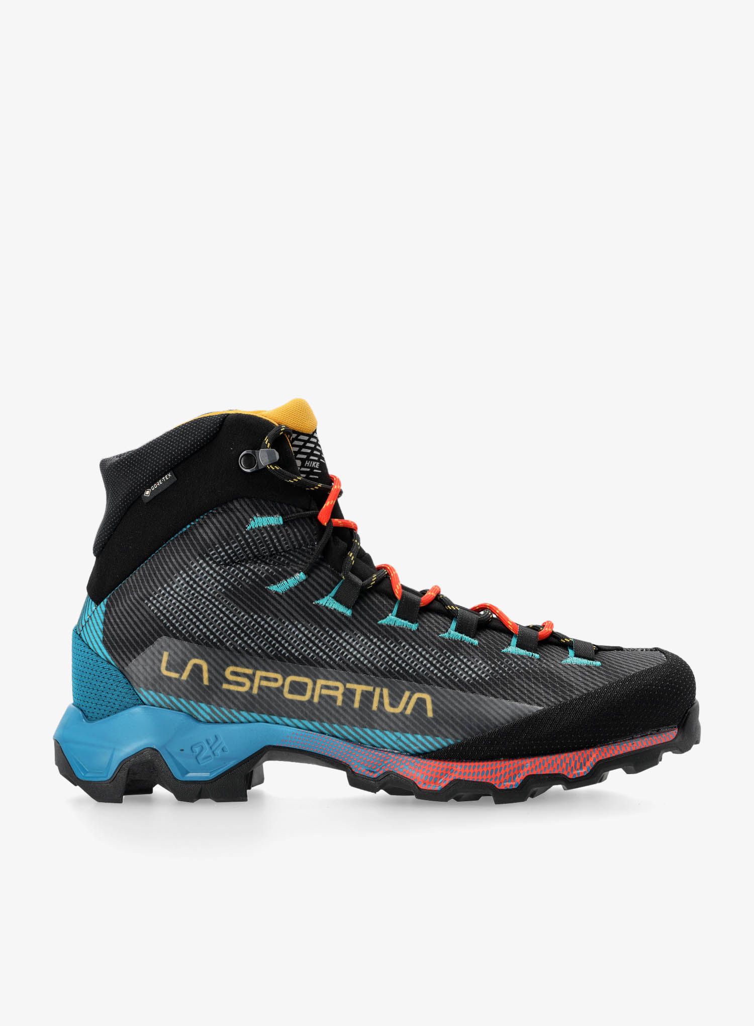 Turistické boty La Sportiva Aequilibrium Hike GTX - carbon/tropic blue