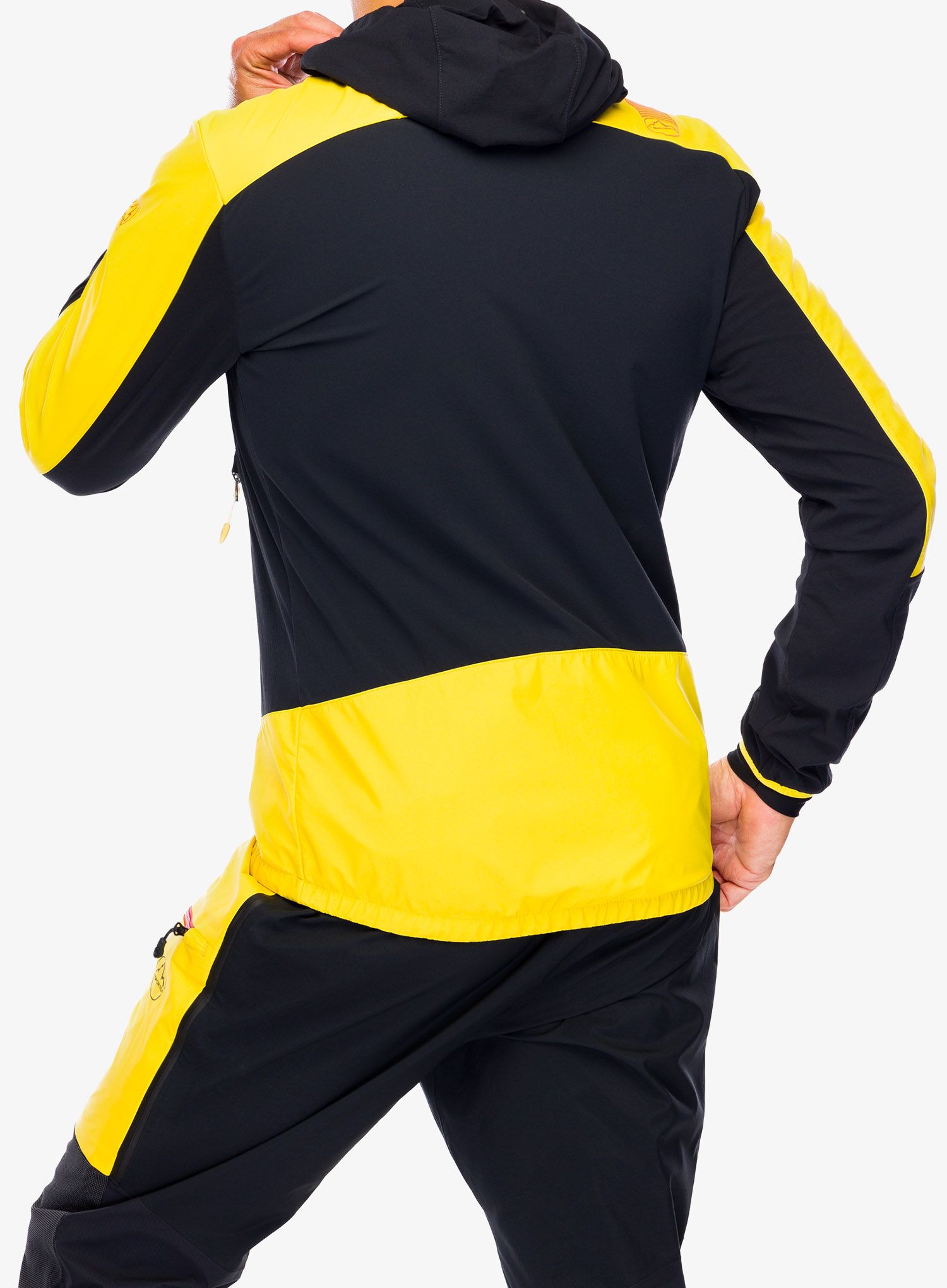Softshellová bunda pánská La Sportiva Aequilibrium Softshell Jacket  - black/yellow