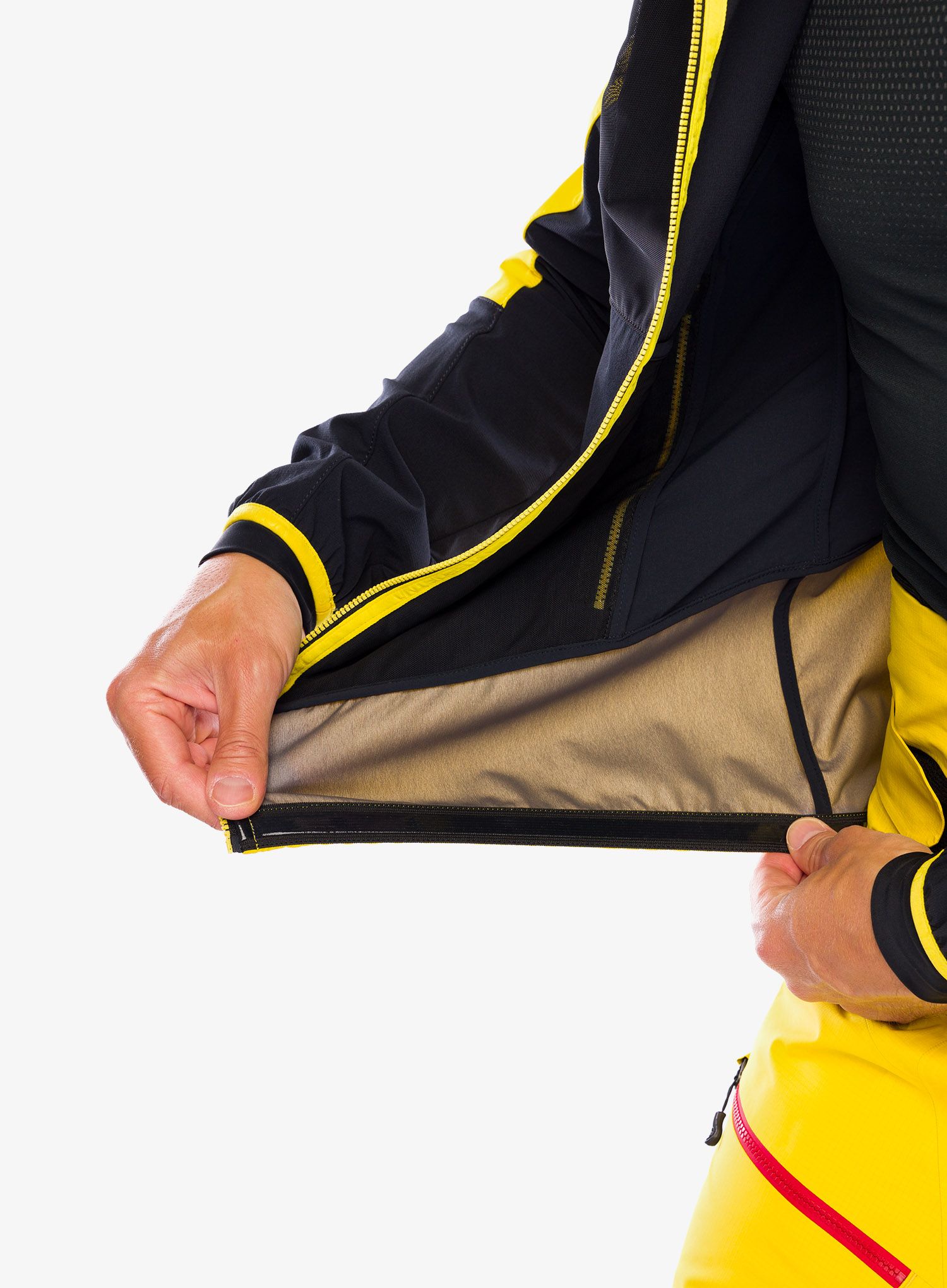 Softshellová bunda pánská La Sportiva Aequilibrium Softshell Jacket  - black/yellow