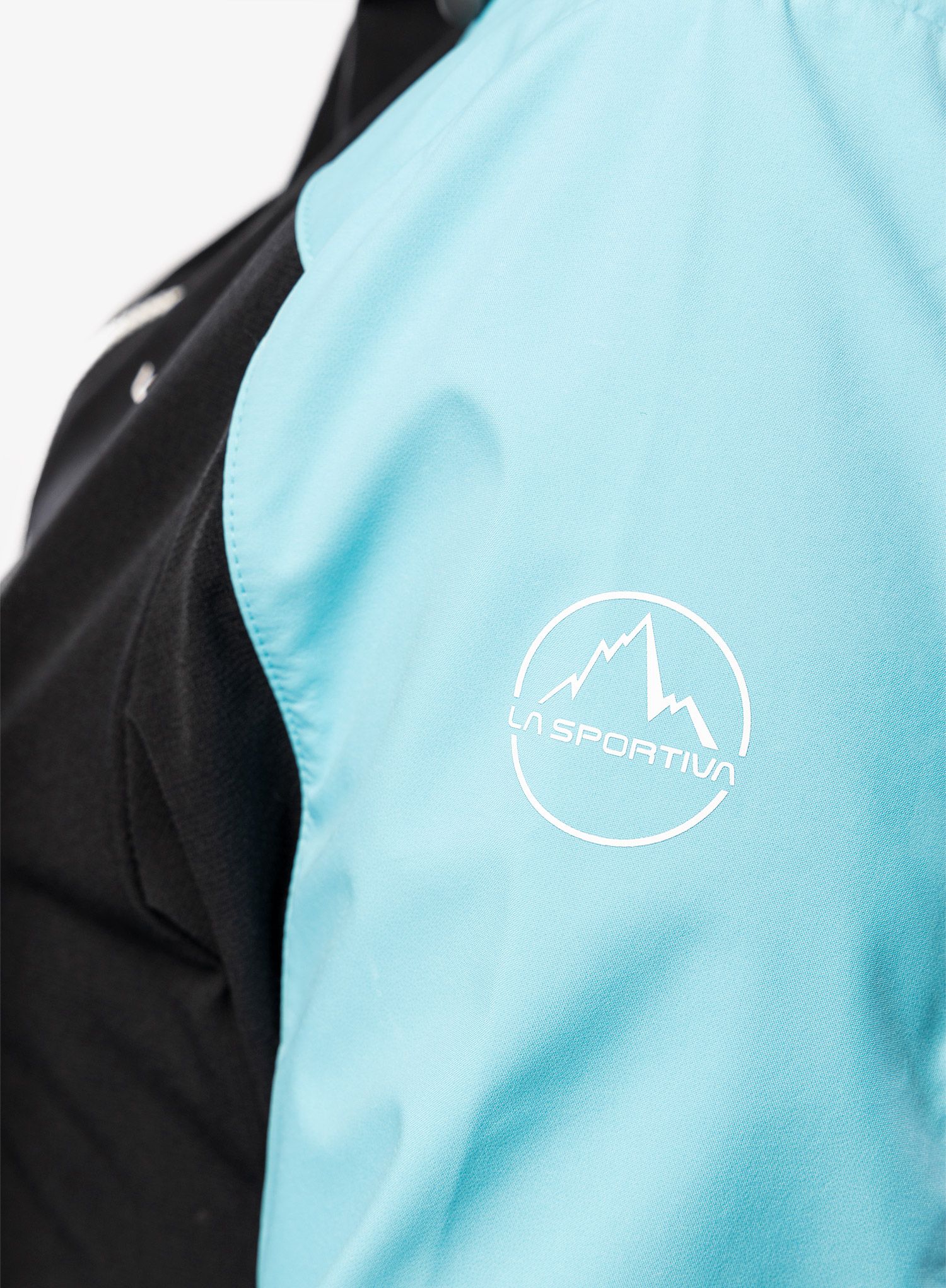 Softshellová bunda dámská La Sportiva Aequilibrium Softshell Jacket  - black/malibu blue