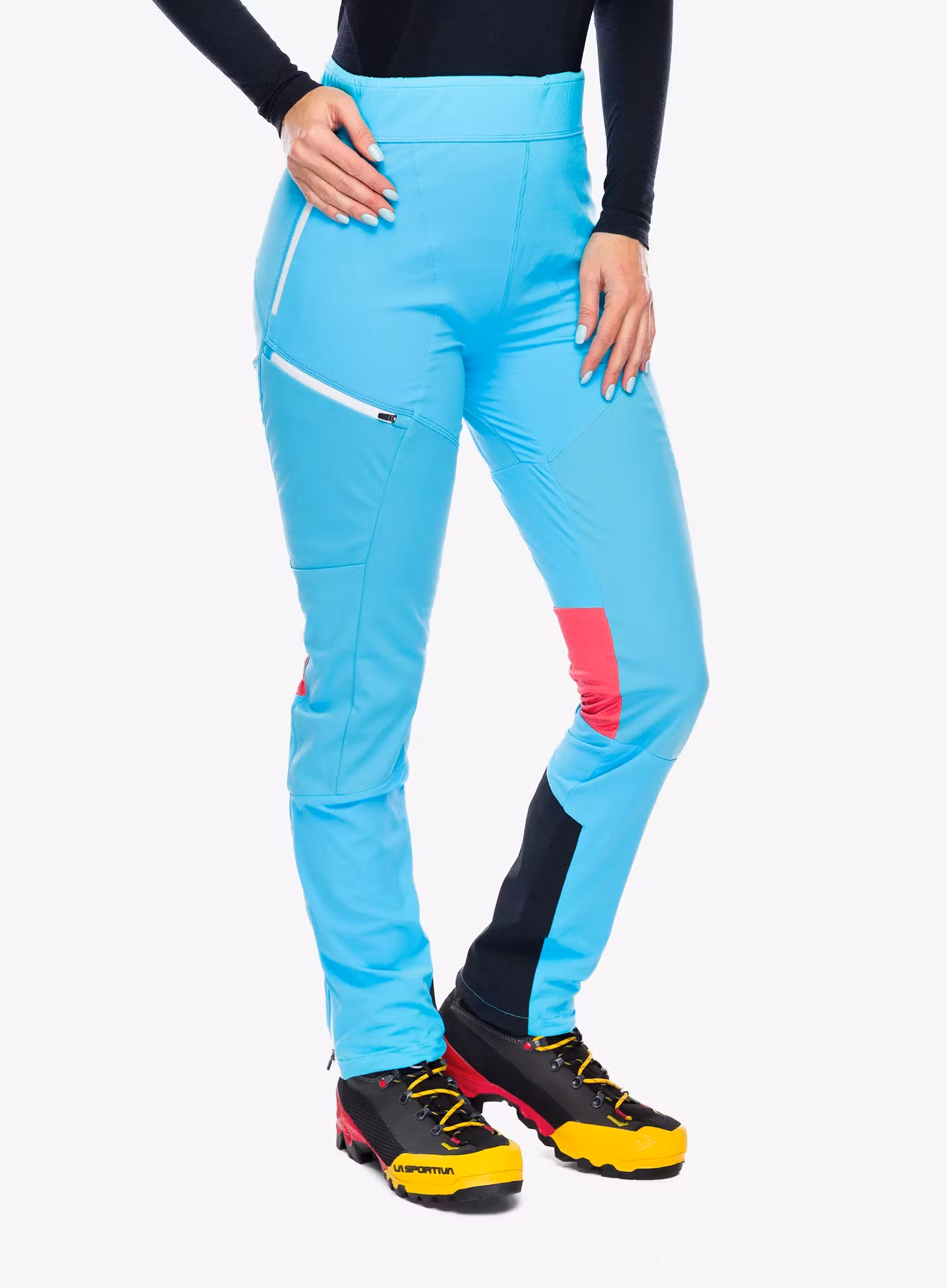 Kalhoty dámské La Sportiva Aequilibrium Softshell Tight - malibu blue
