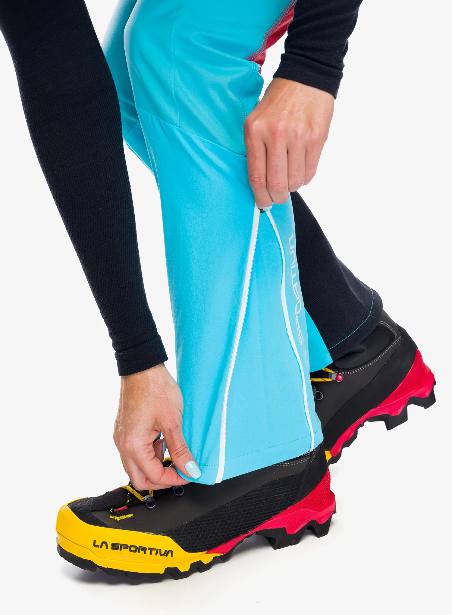 Kalhoty dámské La Sportiva Aequilibrium Softshell Tight - malibu blue