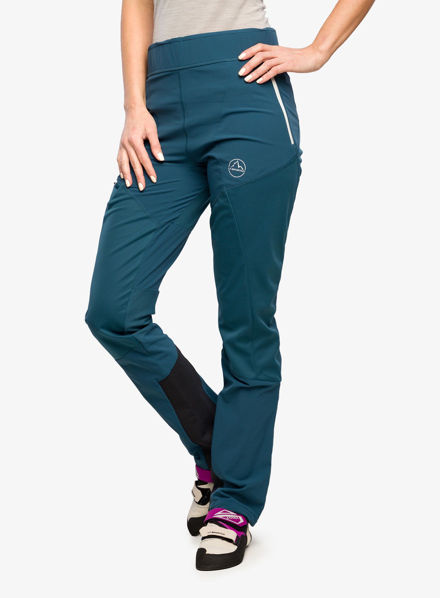 Kalhoty dámské La Sportiva Aequilibrium Softshell Tight  - storm blue