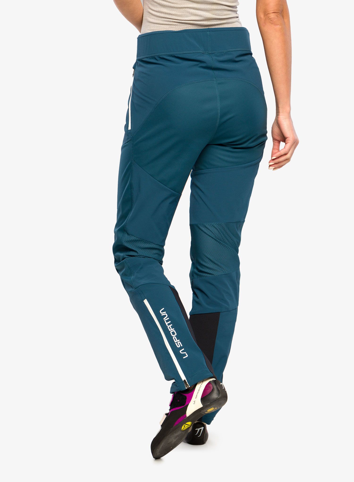 Kalhoty dámské La Sportiva Aequilibrium Softshell Tight  - storm blue