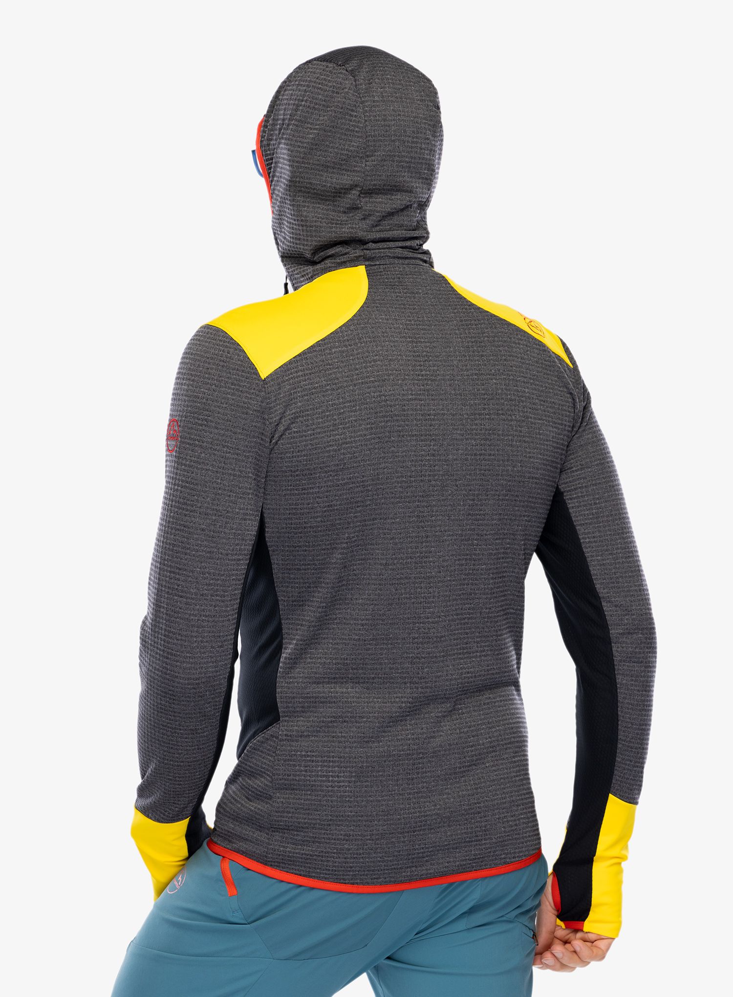Pánská mikina La Sportiva Aequilibrium Thermal Hoody  - black/yellow
