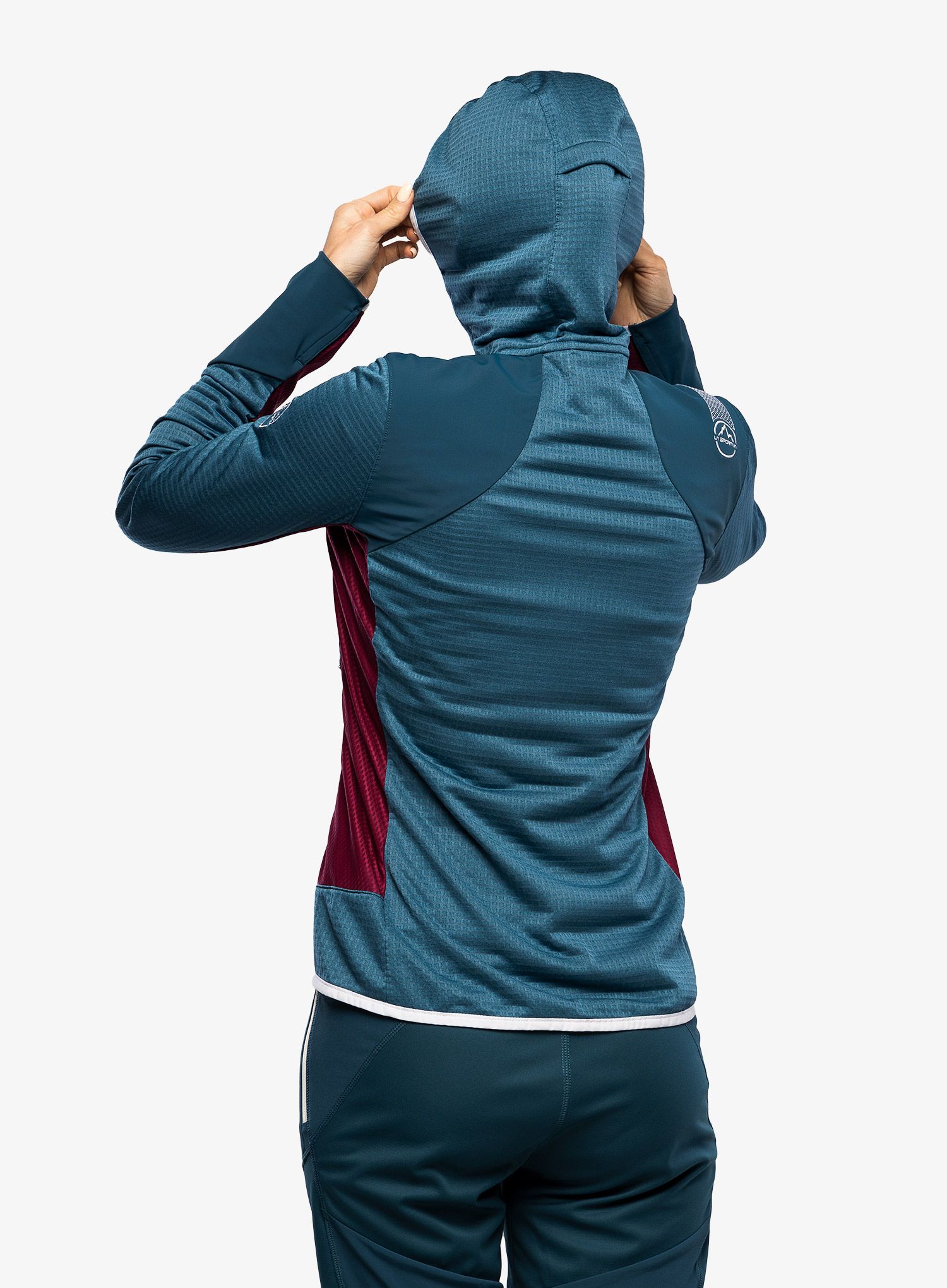 Dámská mikina La Sportiva Aequilibrium Thermal Hoody  - storm blue/red plum