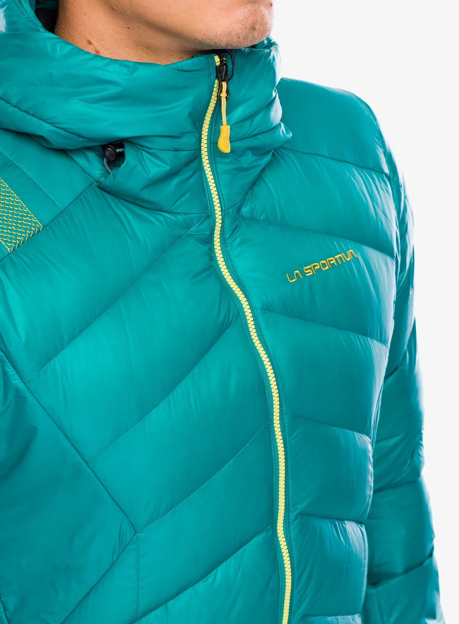 Péřová bunda La Sportiva Aiguille Down Jacket - everglade