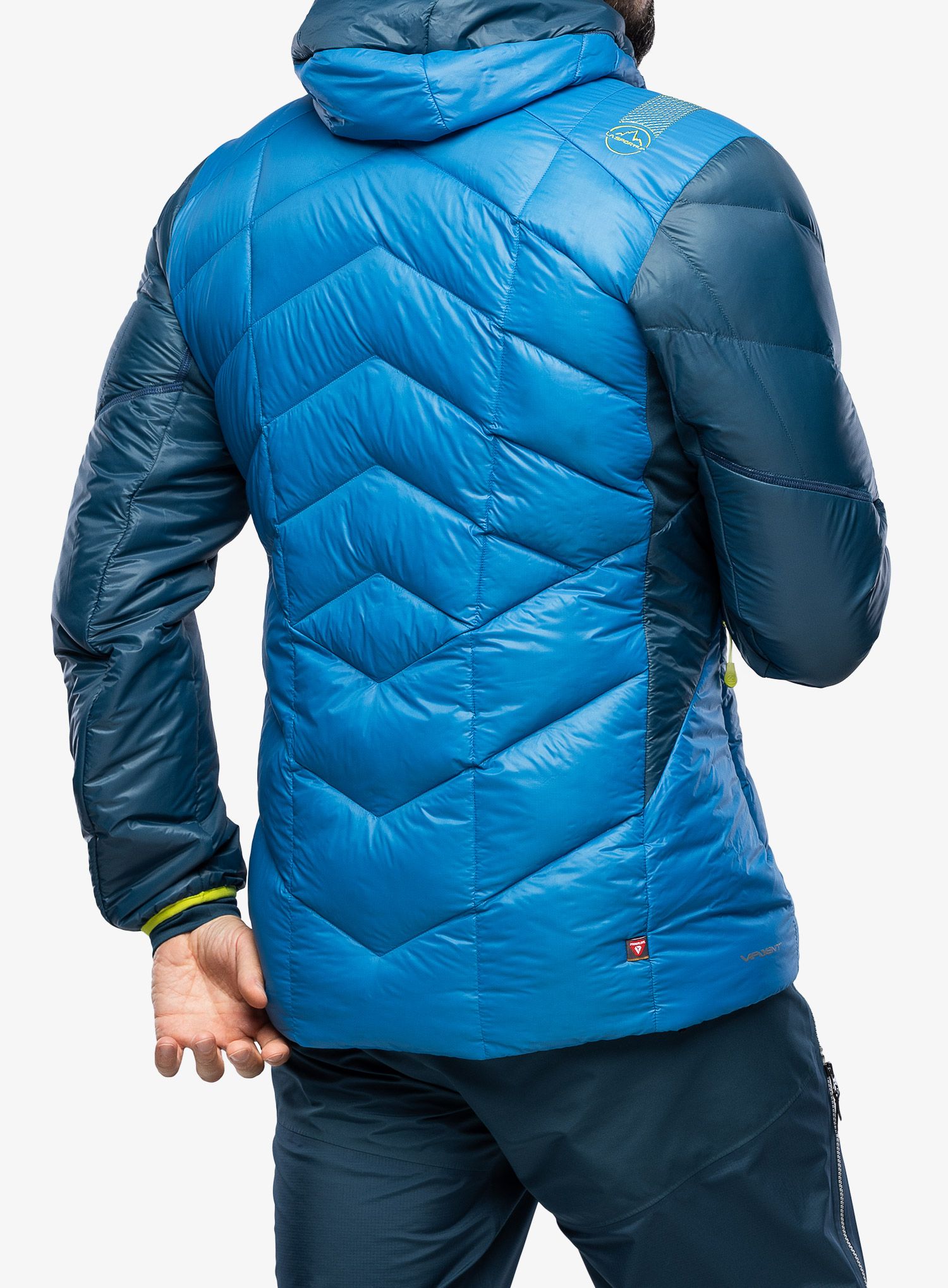 Péřová bunda La Sportiva Aiguille Down Jkt - electric blue/storm blue
