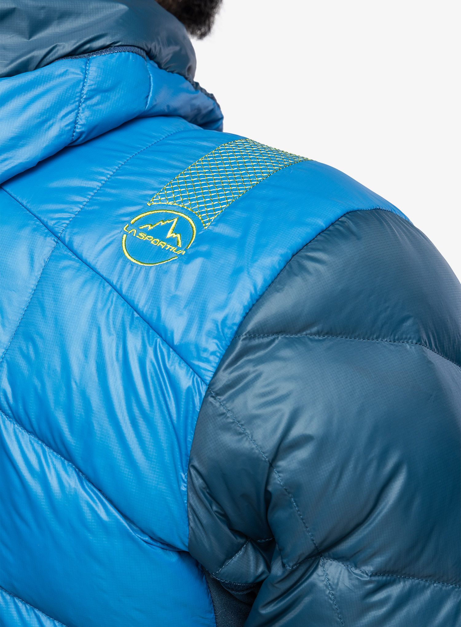 Péřová bunda La Sportiva Aiguille Down Jkt - electric blue/storm blue