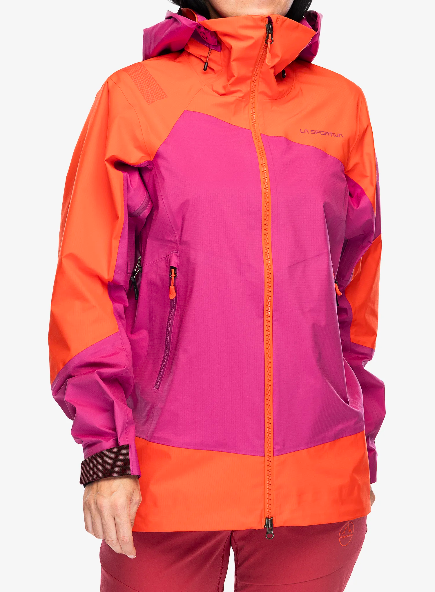 GORE TEX bunda dámská La Sportiva Alpine Guide GTX Jkt - cherry tomato/springtime