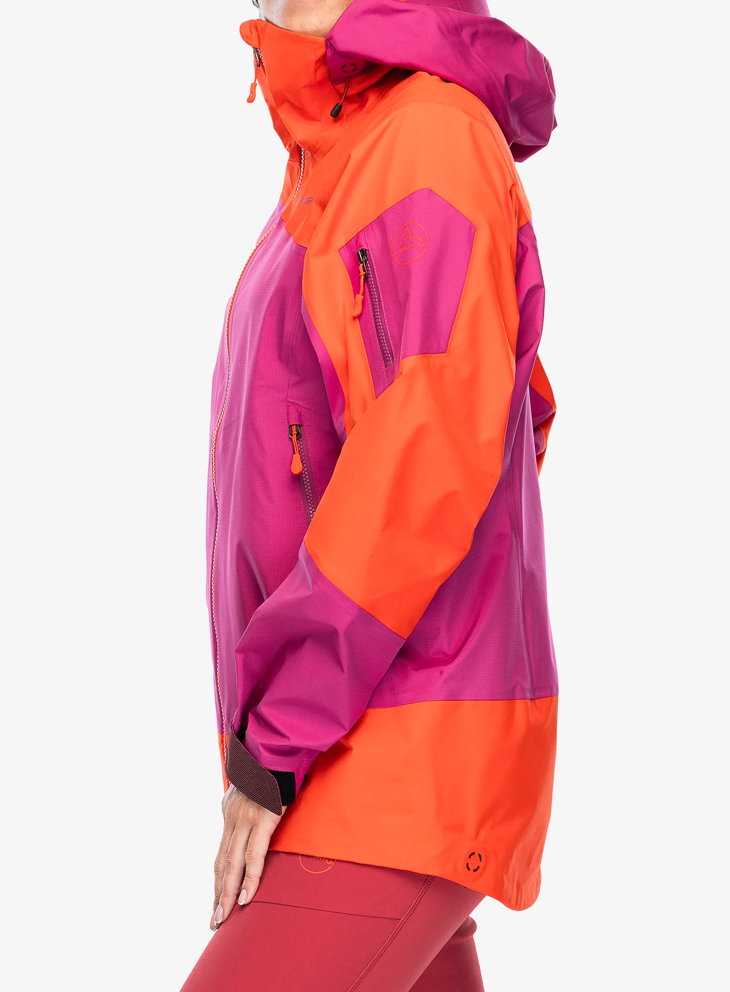 GORE TEX bunda dámská La Sportiva Alpine Guide GTX Jkt - cherry tomato/springtime
