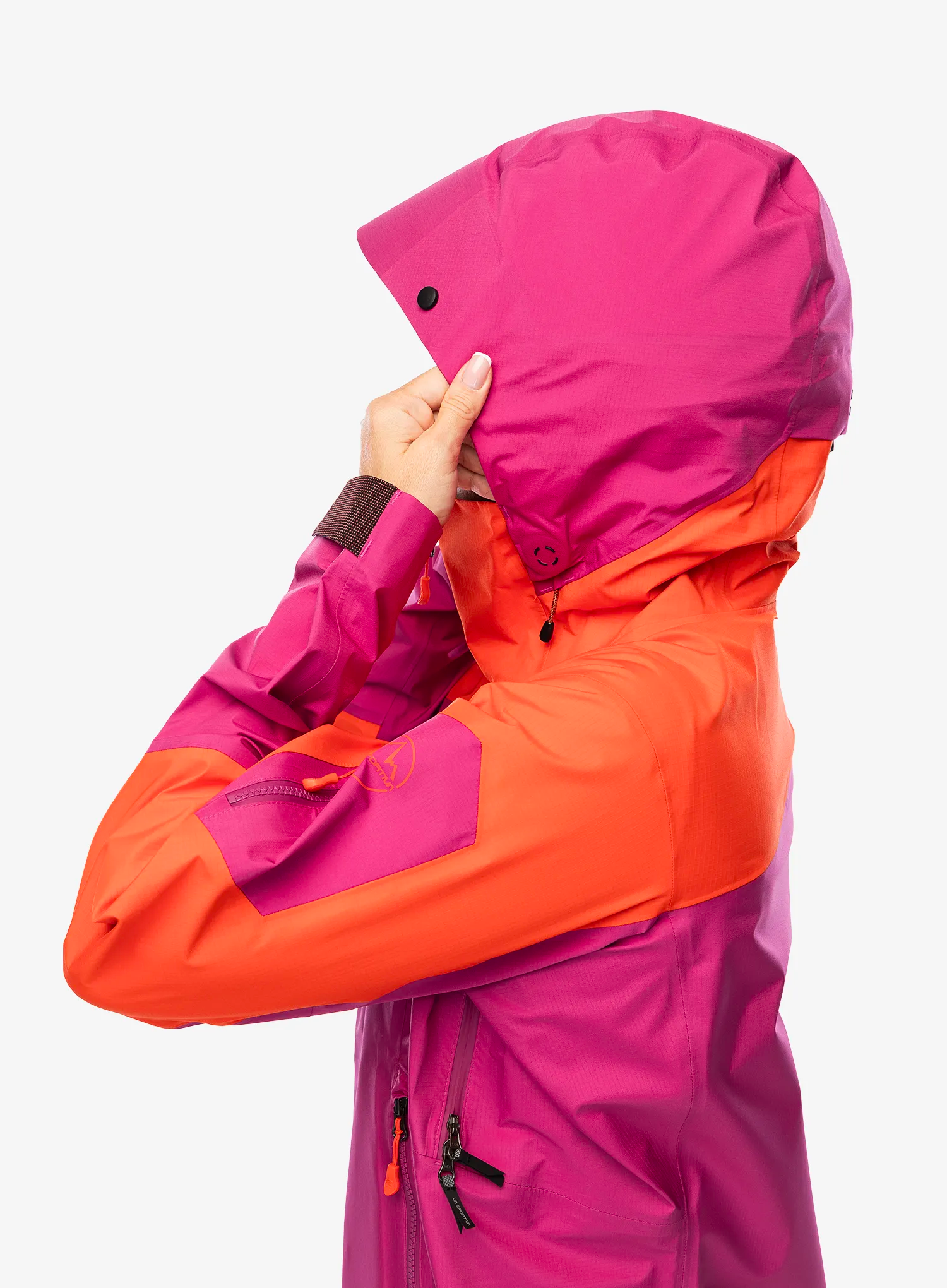 GORE TEX bunda dámská La Sportiva Alpine Guide GTX Jkt - cherry tomato/springtime