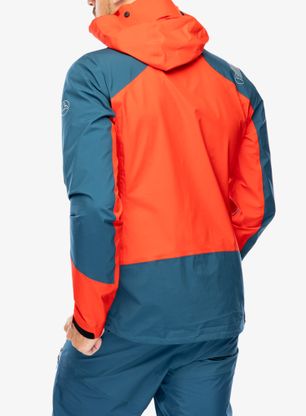 Bunda s membránou La Sportiva Alpine Guide GTX Jkt - poppy/storm blue