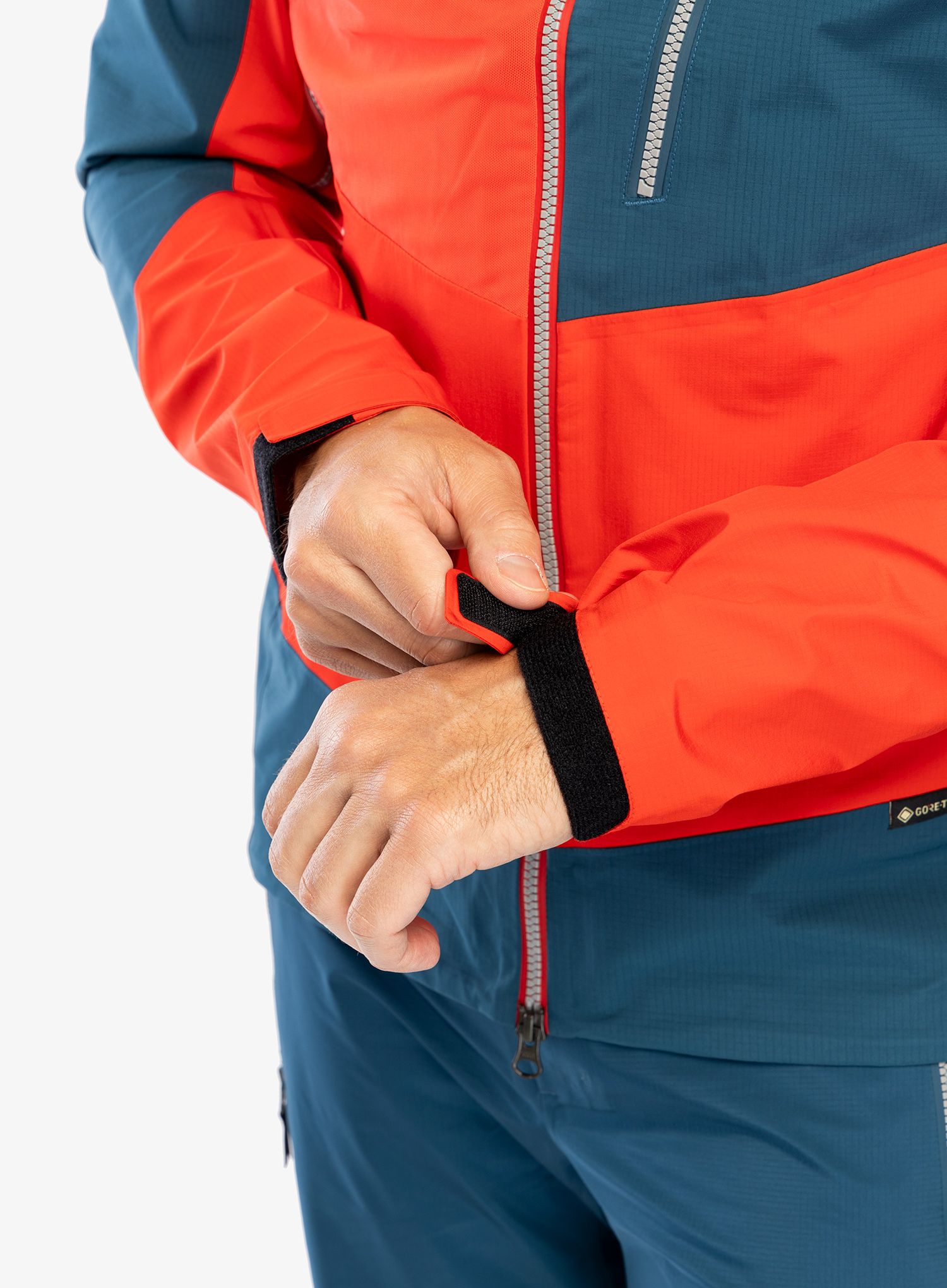 Bunda s membránou La Sportiva Alpine Guide GTX Jkt - poppy/storm blue