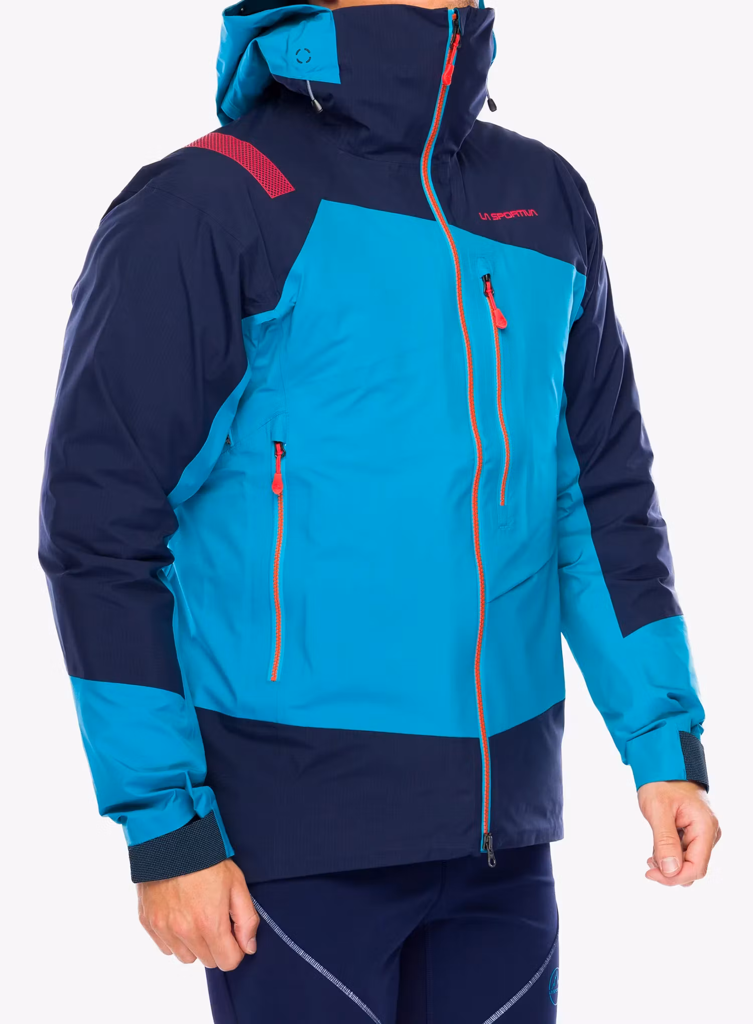 Bunda s membránou La Sportiva Alpine Guide GTX Jkt - tropic blue/deep sea