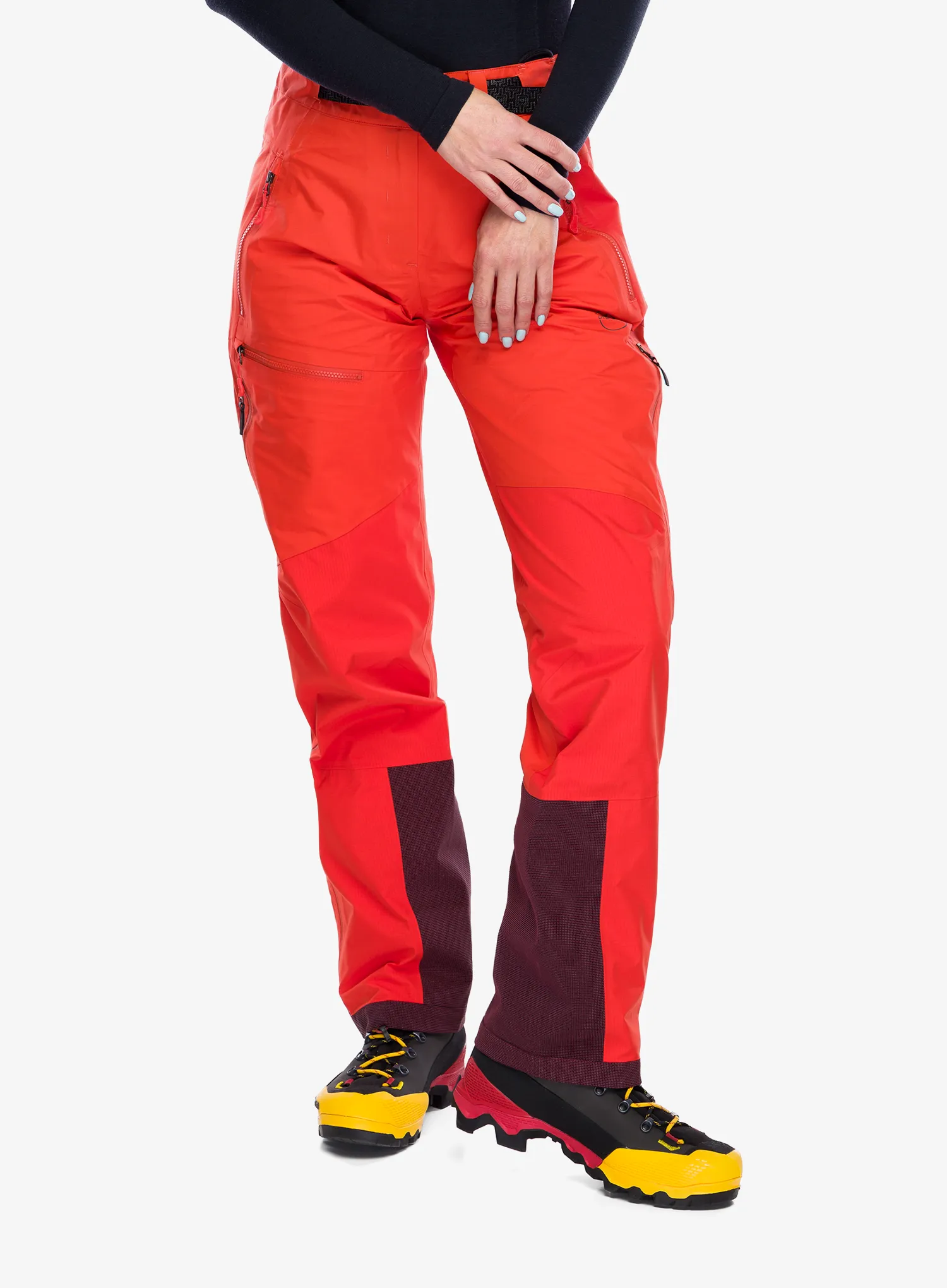 GORE TEX kalhoty dámské La Sportiva Alpine Guide GTX Pant - cherry tomato