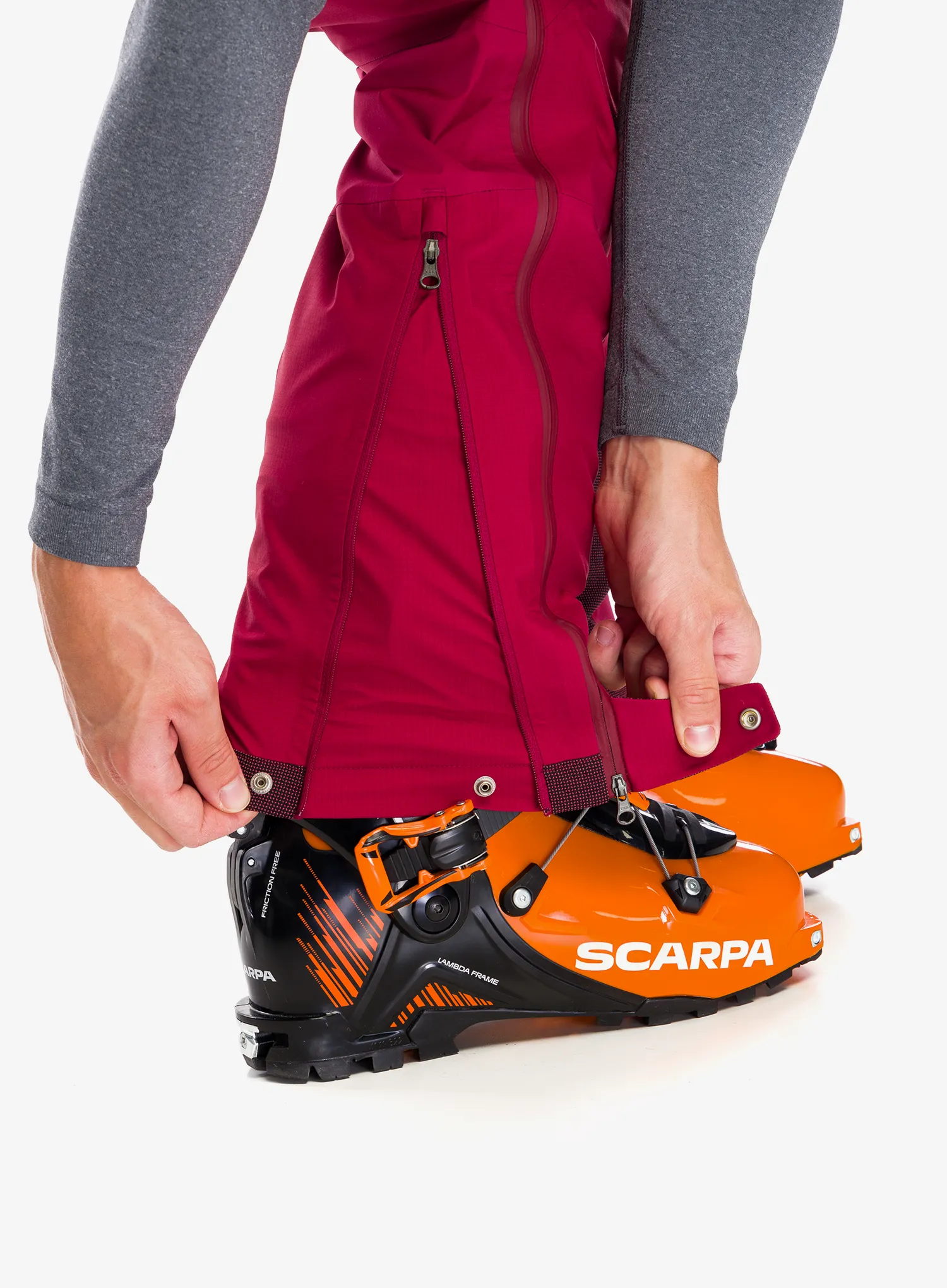 Membránové kalhoty La Sportiva Alpine Guide GTX Pant - sangria