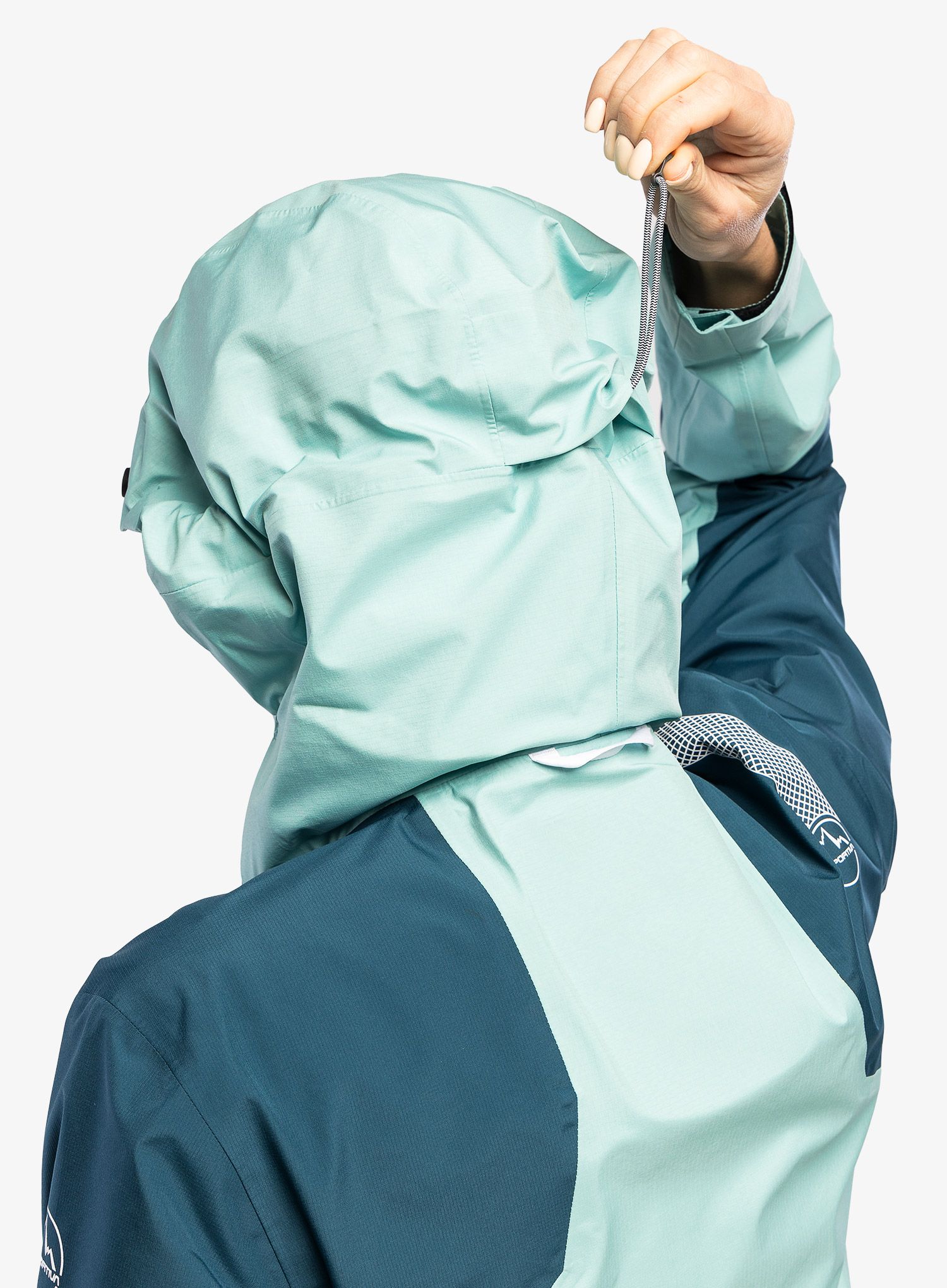 Dámská nepromokavá bunda s membránou La Sportiva Alpine Guide GTX Jacket  - iceberg/storm blue