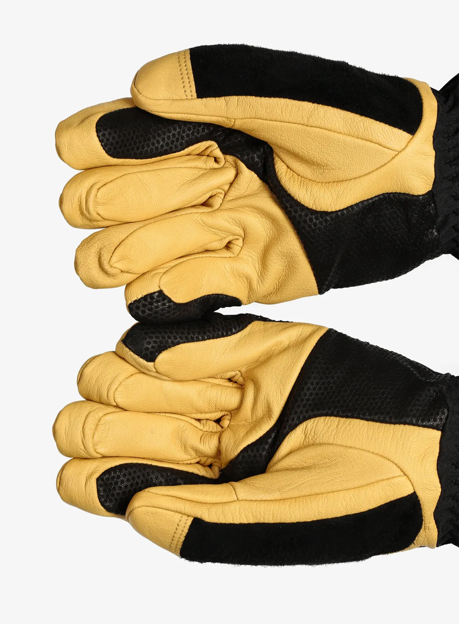 Rukavice na hory La Sportiva Alpine Guide Leather Gloves - black/cedar