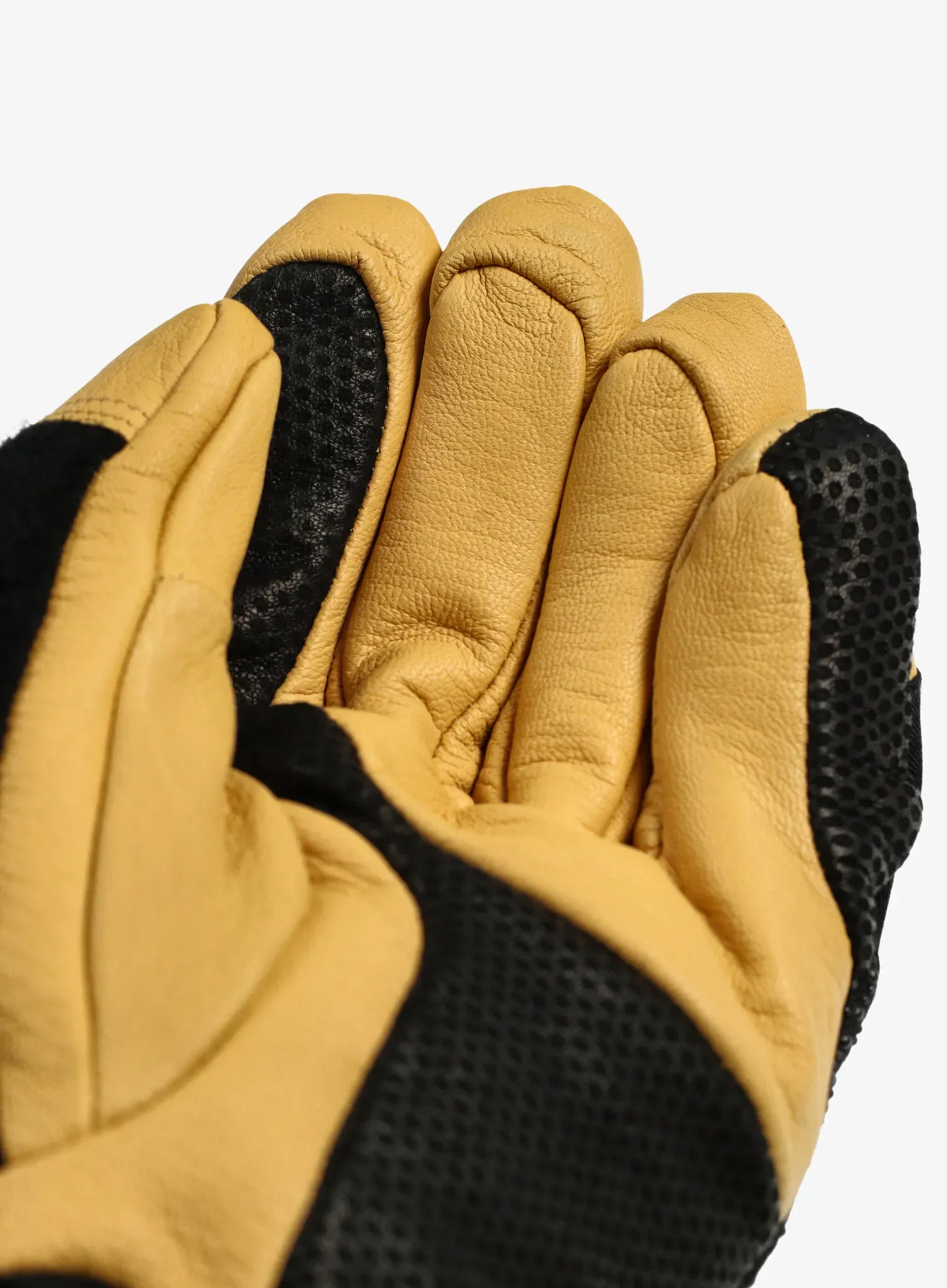 Rukavice na hory La Sportiva Alpine Guide Leather Gloves - black/cedar