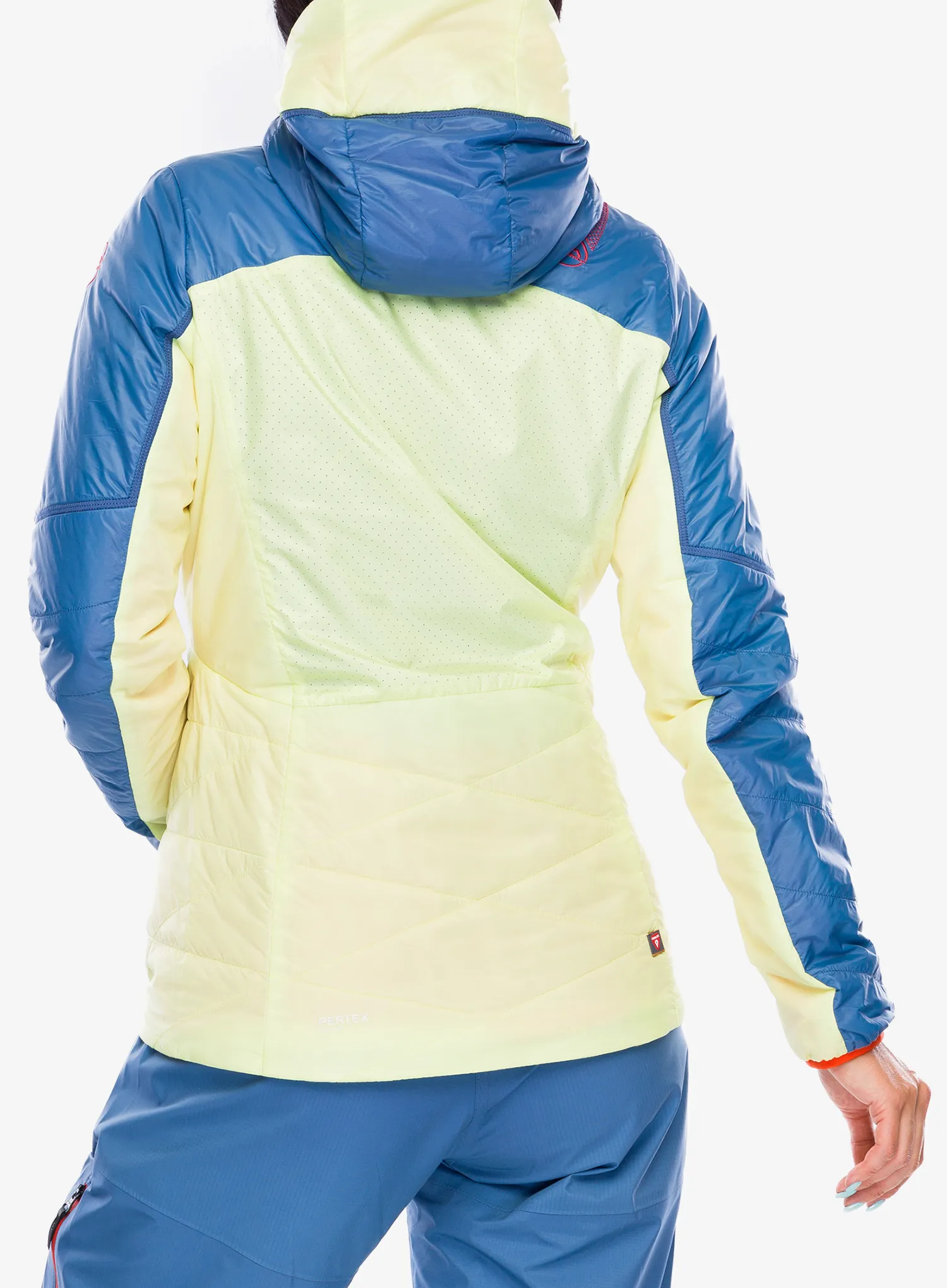 Zateplená bunda dámská La Sportiva Alpine Guide Primaloft Hoody - moonlight/zest