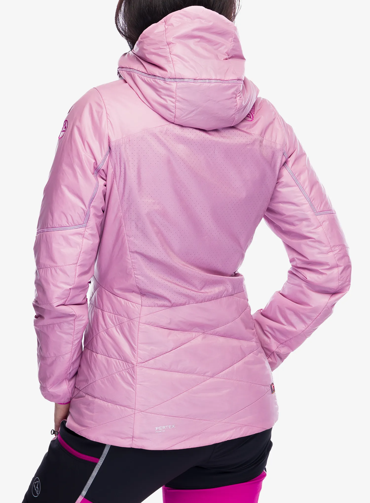 Zateplená bunda dámská La Sportiva Alpine Guide Primaloft Hoody - rose