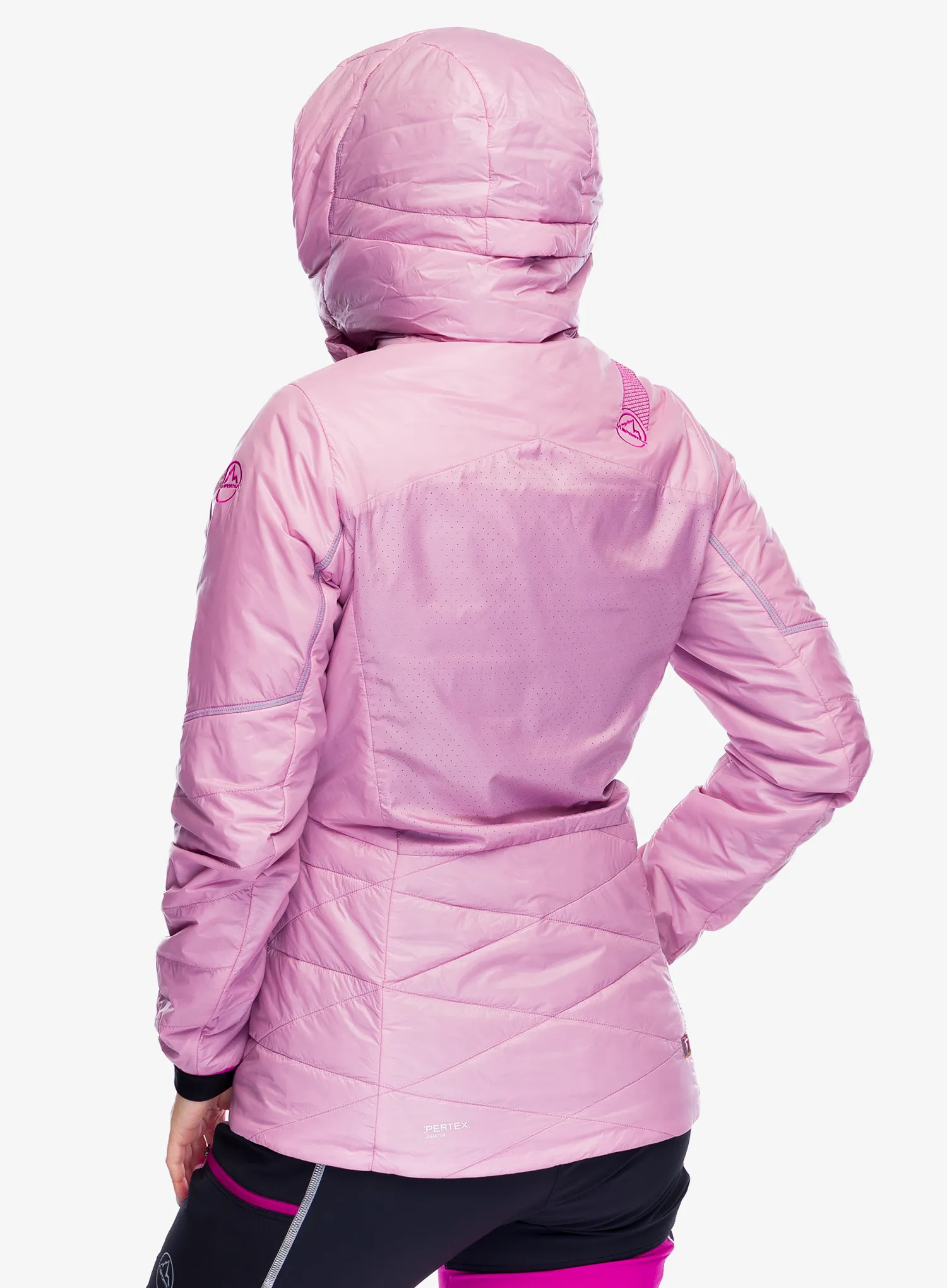 Zateplená bunda dámská La Sportiva Alpine Guide Primaloft Hoody - rose