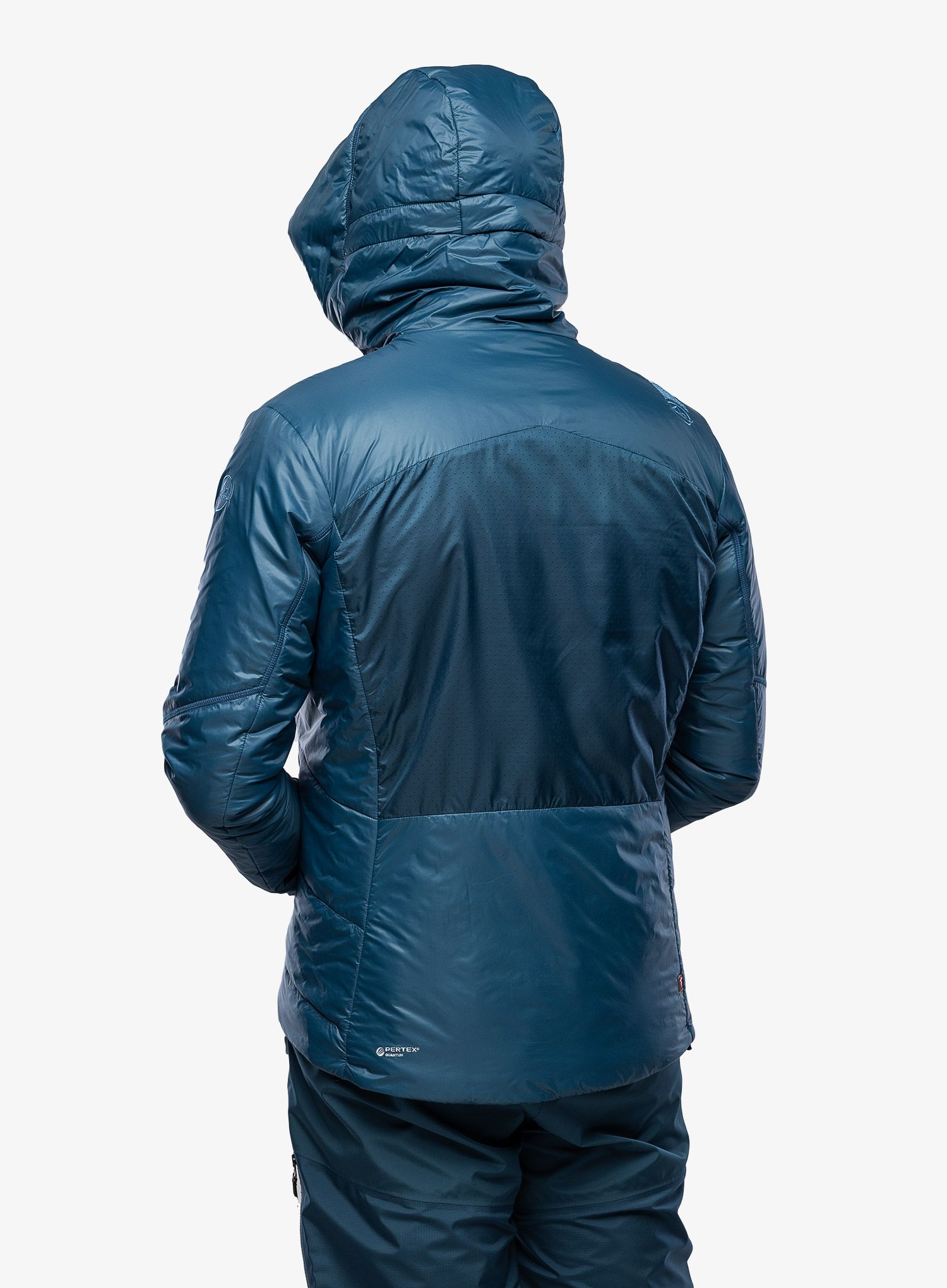 Zateplená bunda La Sportiva Alpine Guide Primaloft Hoody - storm blue/electric blue