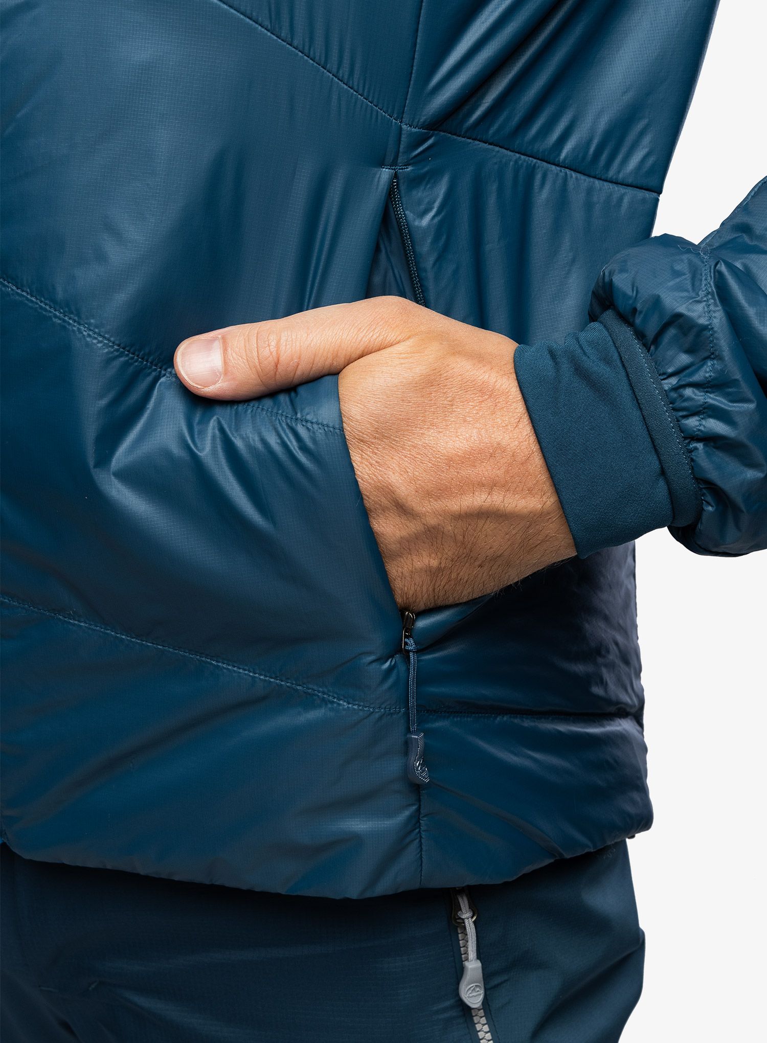 Zateplená bunda La Sportiva Alpine Guide Primaloft Hoody - storm blue/electric blue
