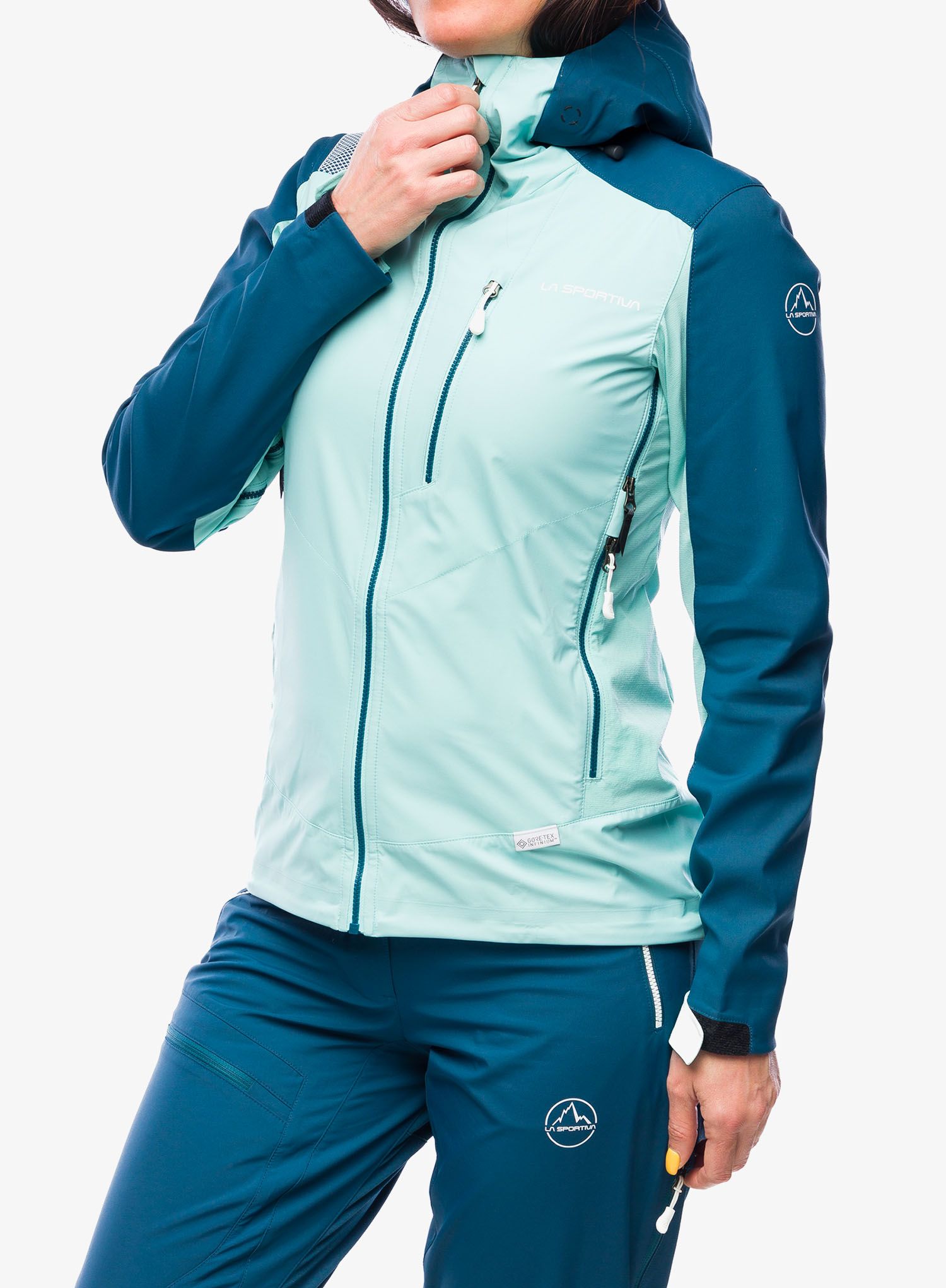 Softshellová bunda dámská La Sportiva Alpine Guide Softshell Jacket - iceberg/storm blue