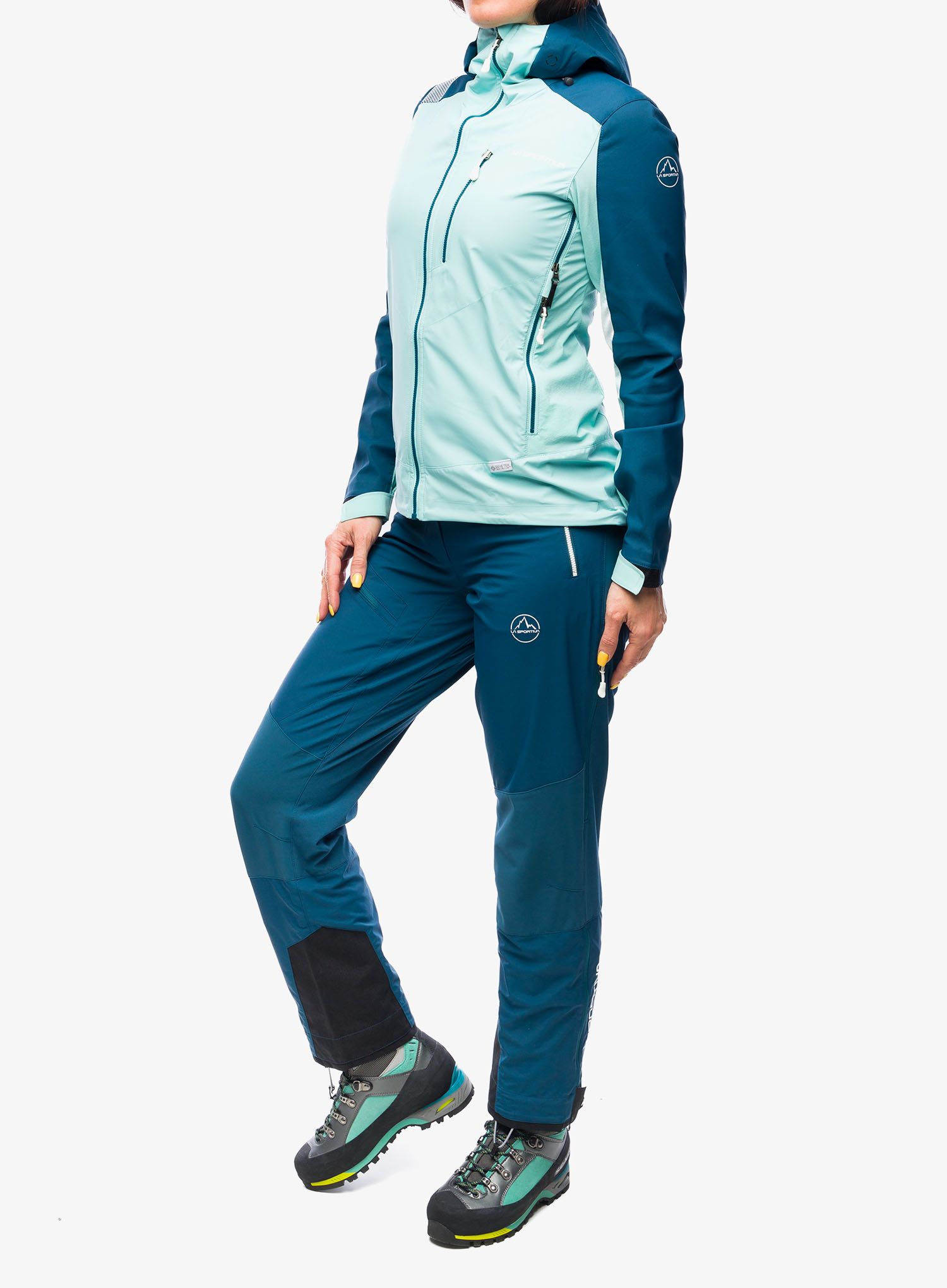Softshellová bunda dámská La Sportiva Alpine Guide Softshell Jacket - iceberg/storm blue