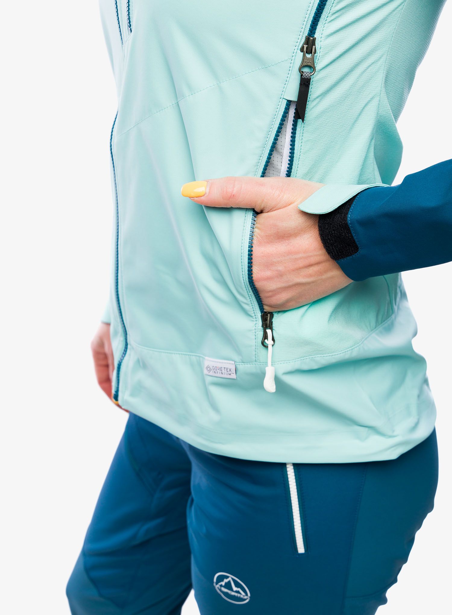 Softshellová bunda dámská La Sportiva Alpine Guide Softshell Jacket - iceberg/storm blue