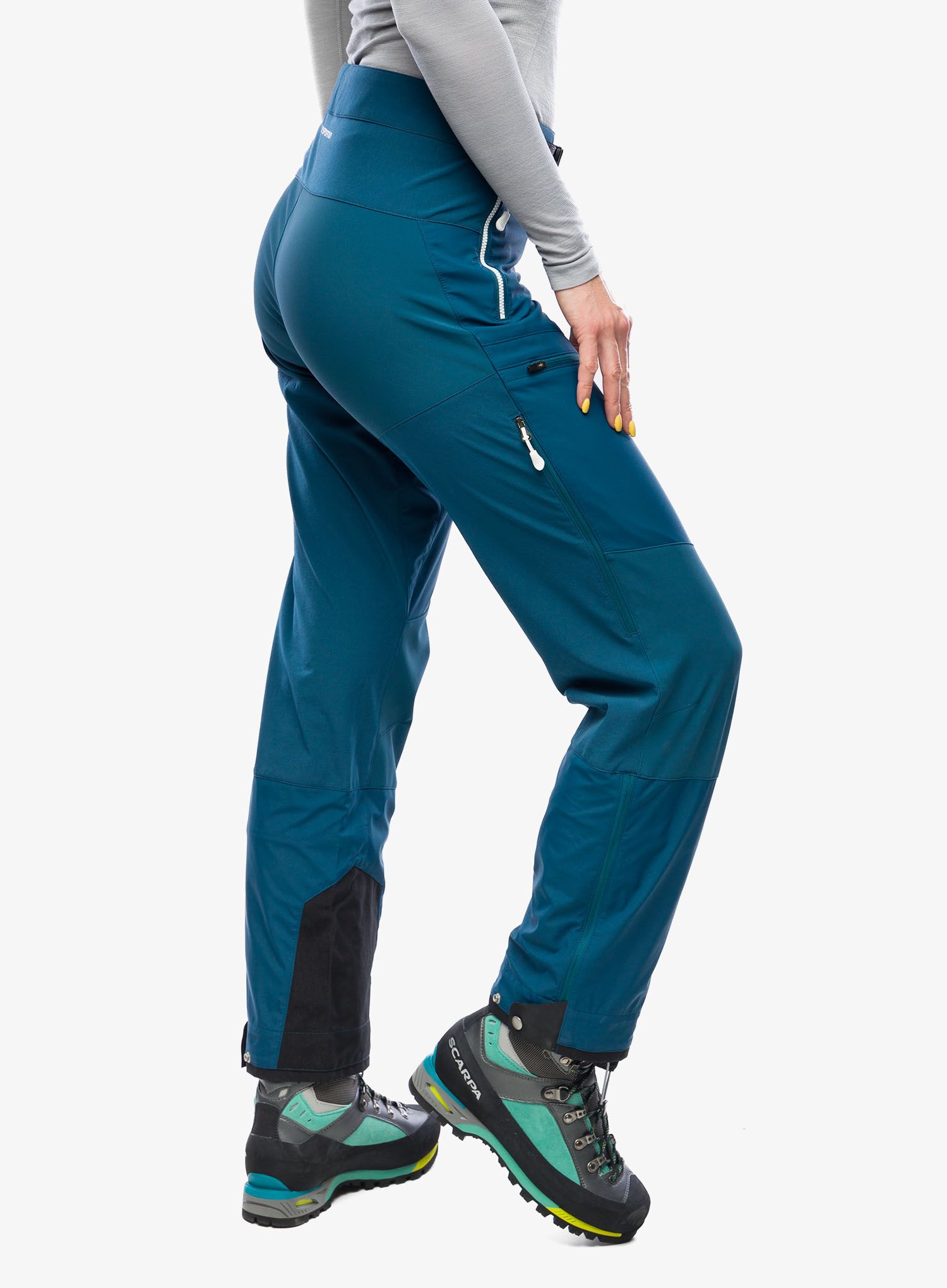 Softshellové kalhoty dámské La Sportiva Alpine Guide Softshell Pant - storm blue