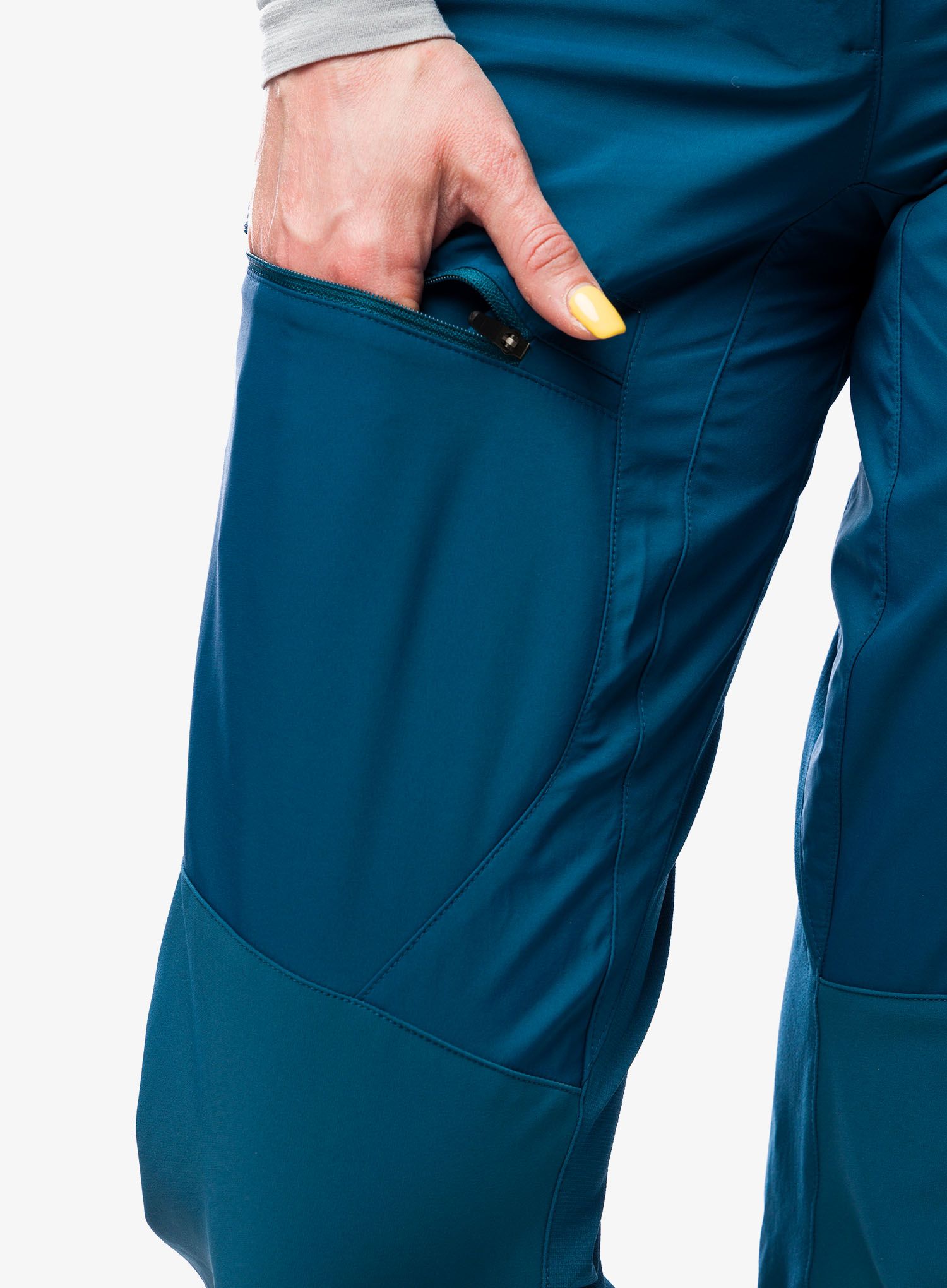 Softshellové kalhoty dámské La Sportiva Alpine Guide Softshell Pant - storm blue